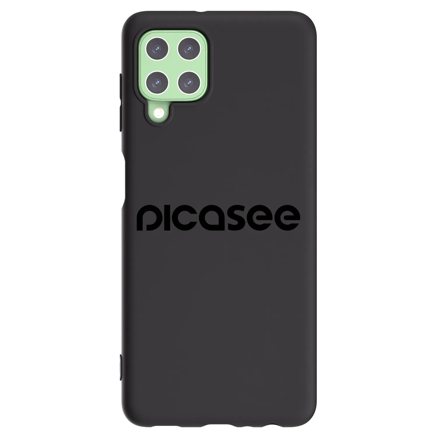 Picasee Μαύρη θήκη σιλικόνης για Samsung Galaxy A22 A225F 4G - Picasee - new logo - black
