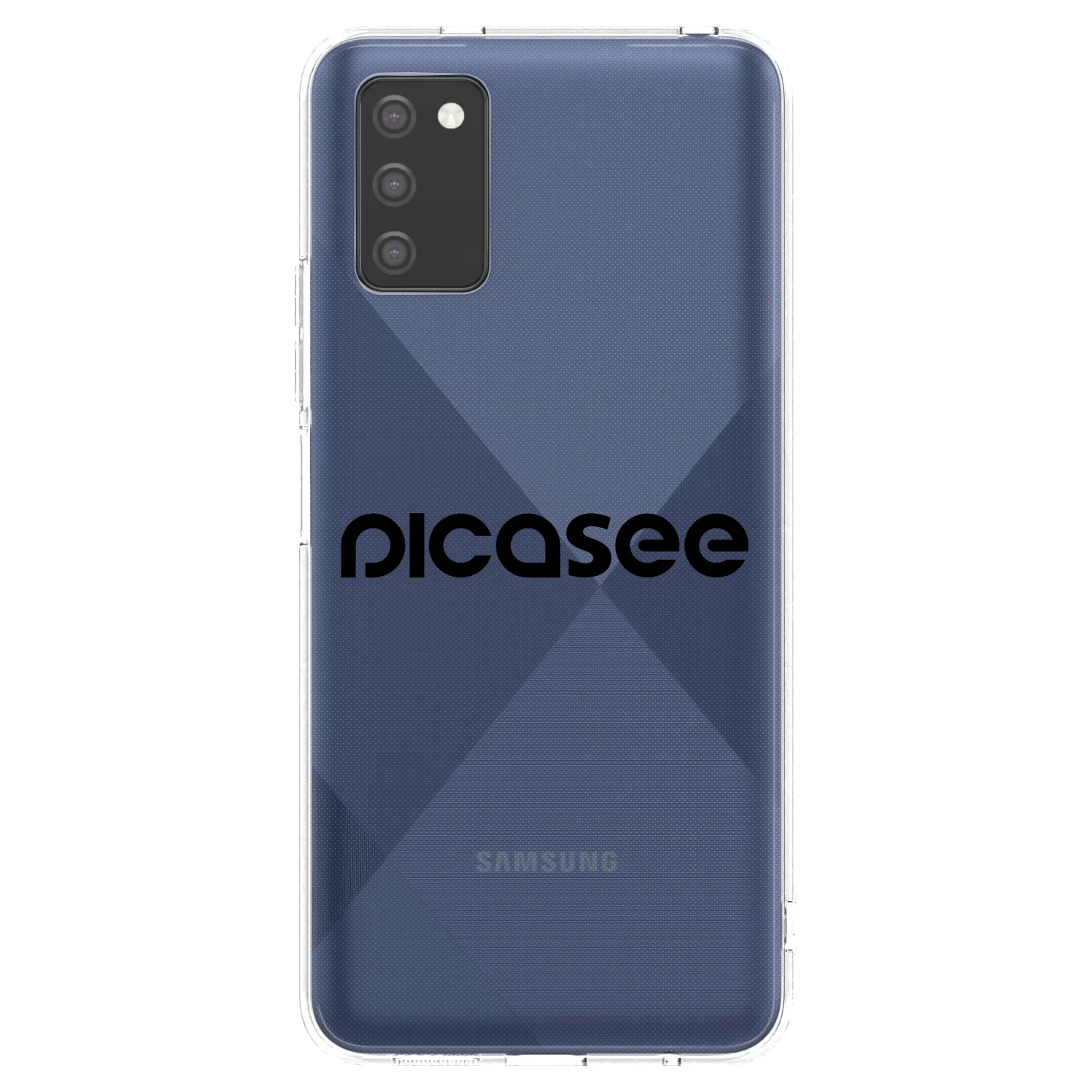 Picasee διαφανής θήκη σιλικόνης Samsung Galaxy A03s A037G - Picasee - new logo - black