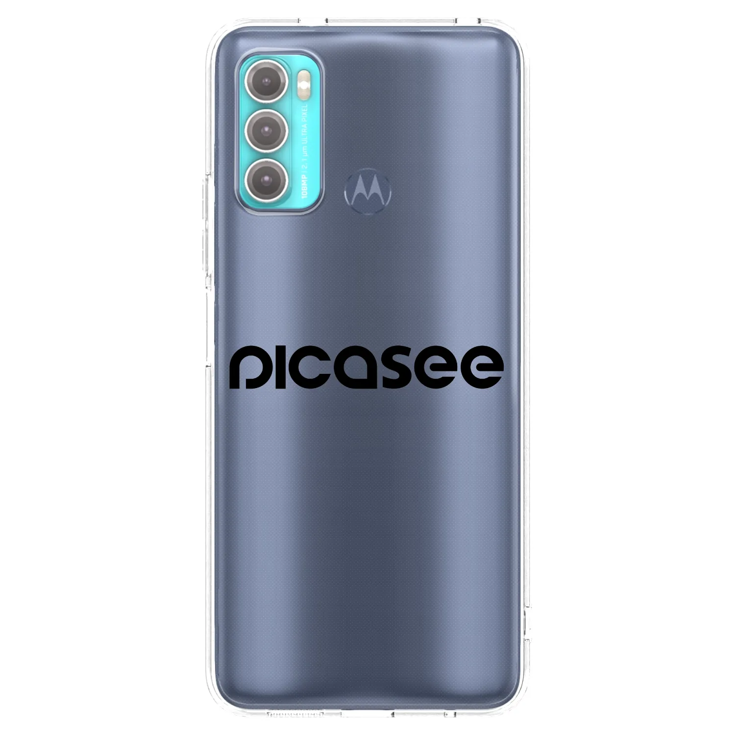 Picasee διαφανής θήκη σιλικόνης Motorola Moto G60 - Picasee - new logo - black