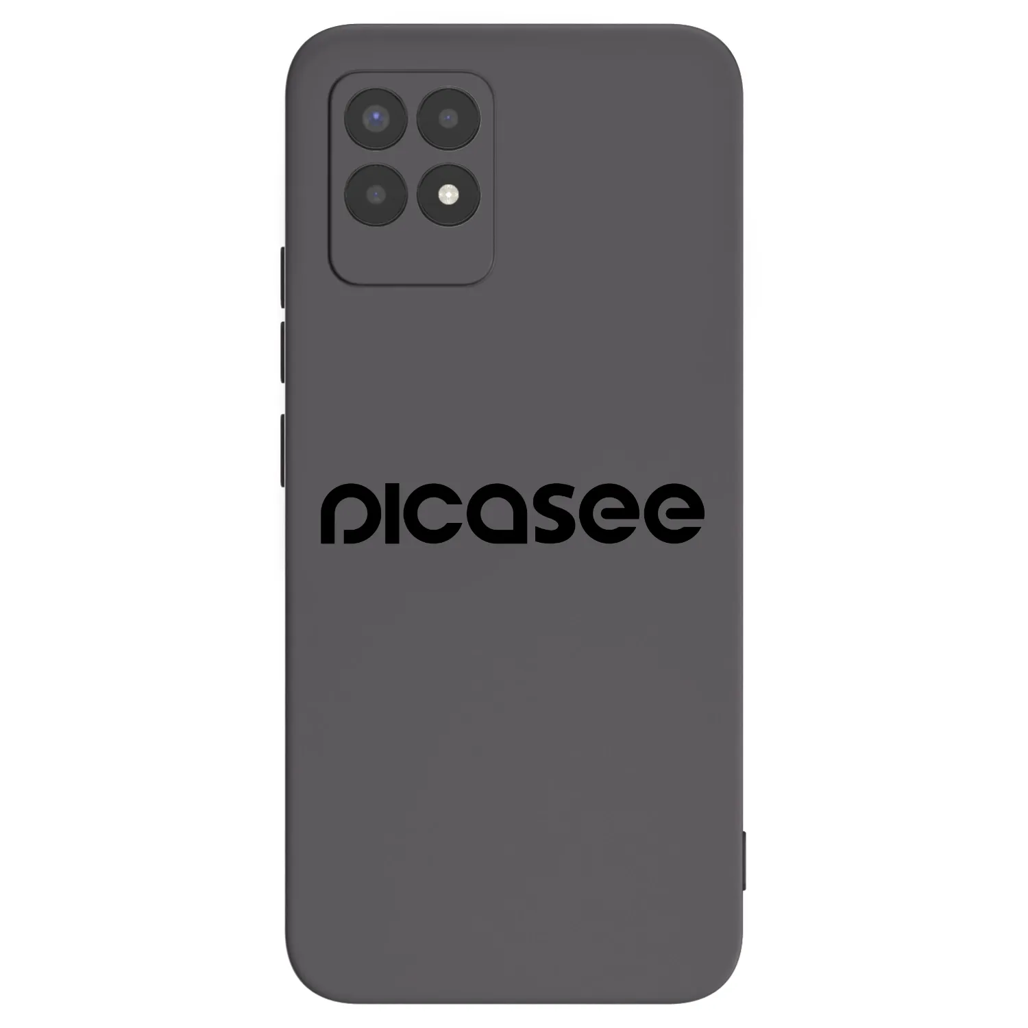 Picasee Μαύρη θήκη σιλικόνης για Realme 8i - Picasee - new logo - black