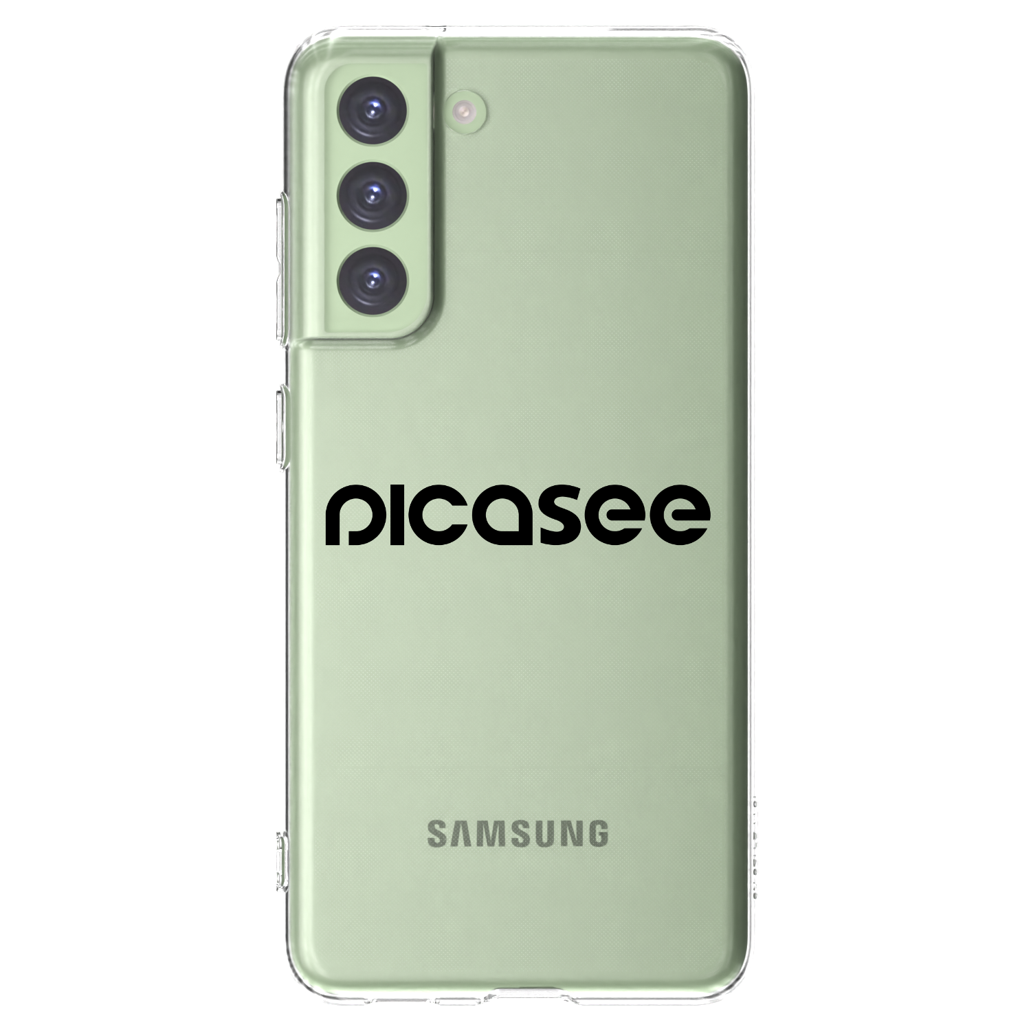 Picasee διαφανής θήκη σιλικόνης Samsung Galaxy S21 FE 5G - Picasee - new logo - black