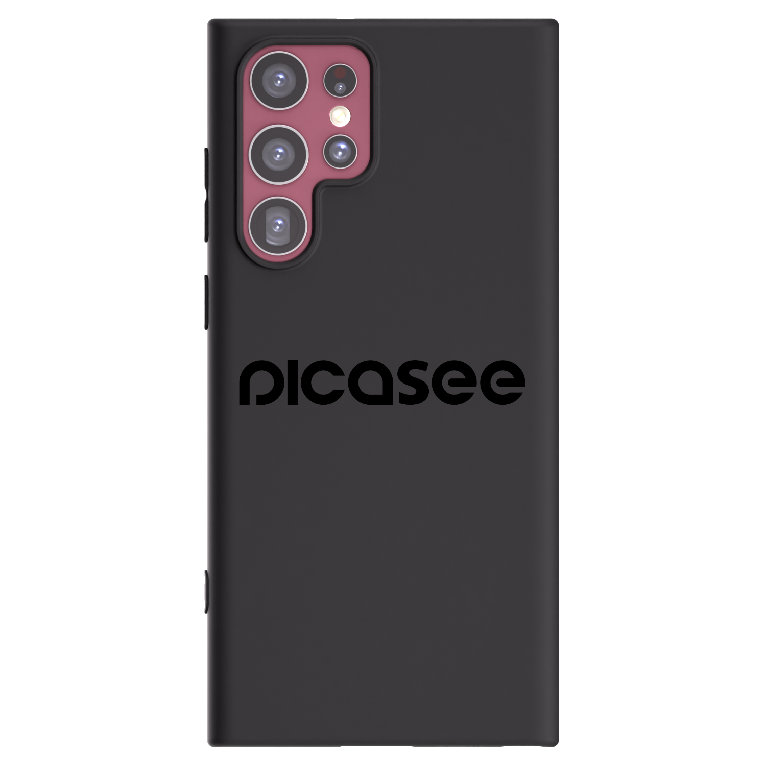 Picasee Μαύρη θήκη σιλικόνης για Samsung Galaxy S22 Ultra 5G - Picasee - new logo - black