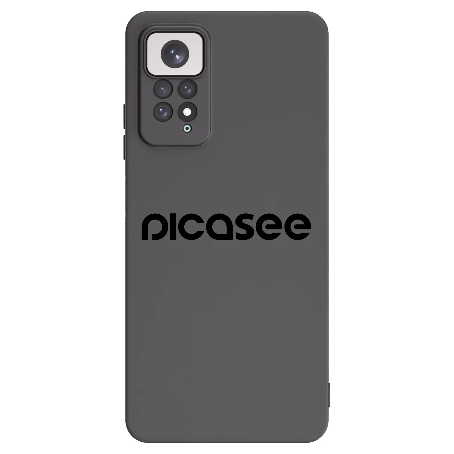 Picasee Μαύρη θήκη σιλικόνης για Xiaomi Redmi Note 11 - Picasee - new logo - black