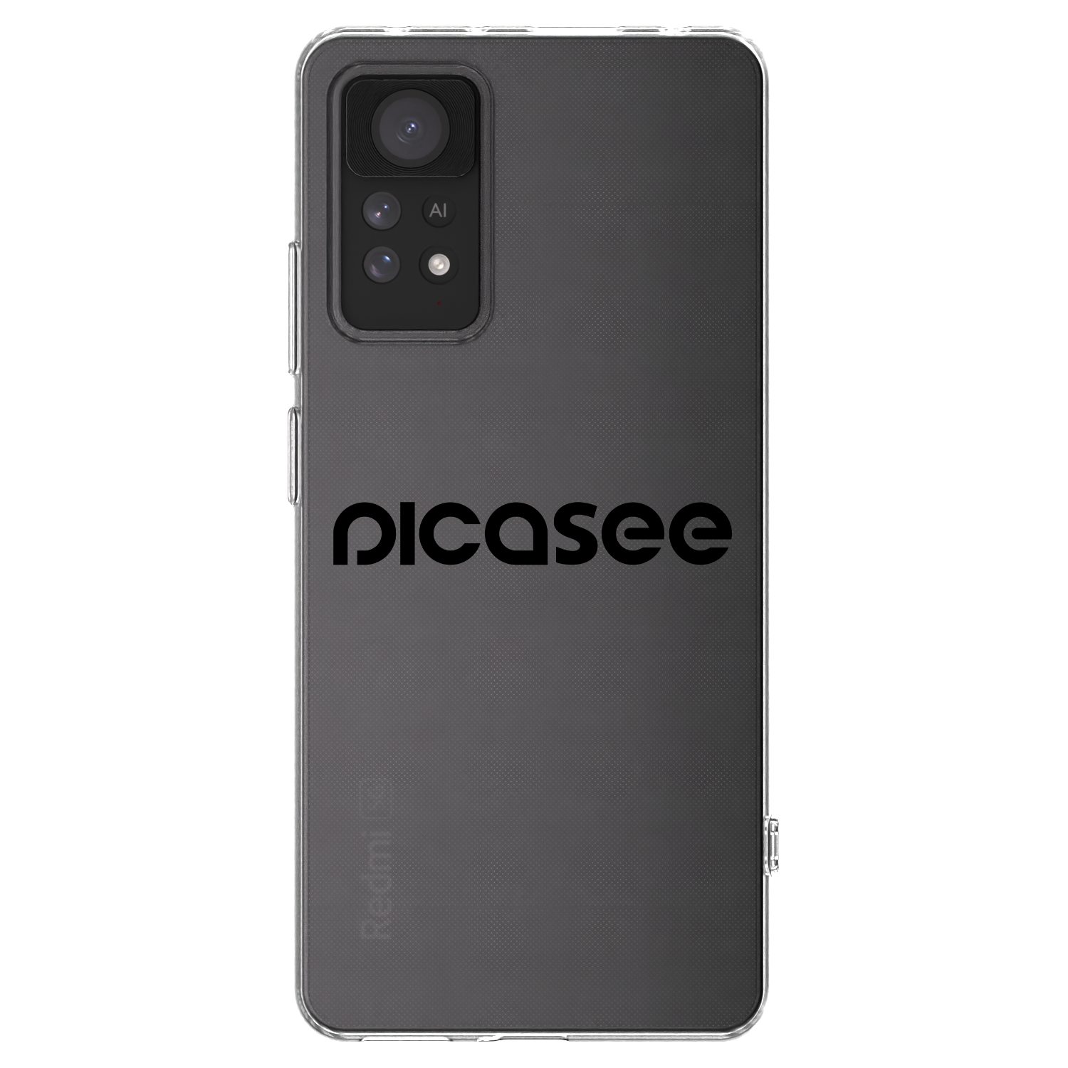 Picasee διαφανής θήκη σιλικόνης Xiaomi Redmi Note 11 Pro - Picasee - new logo - black