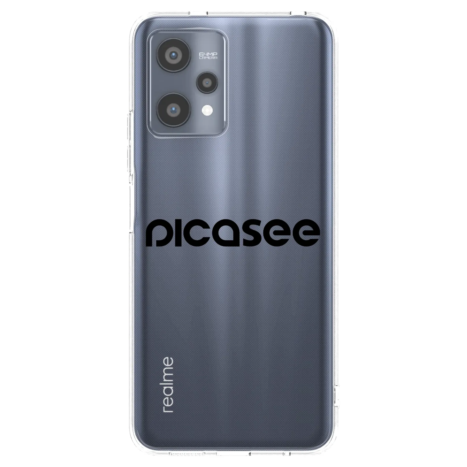 Picasee διαφανής θήκη σιλικόνης Realme 9 Pro 5G - Picasee - new logo - black