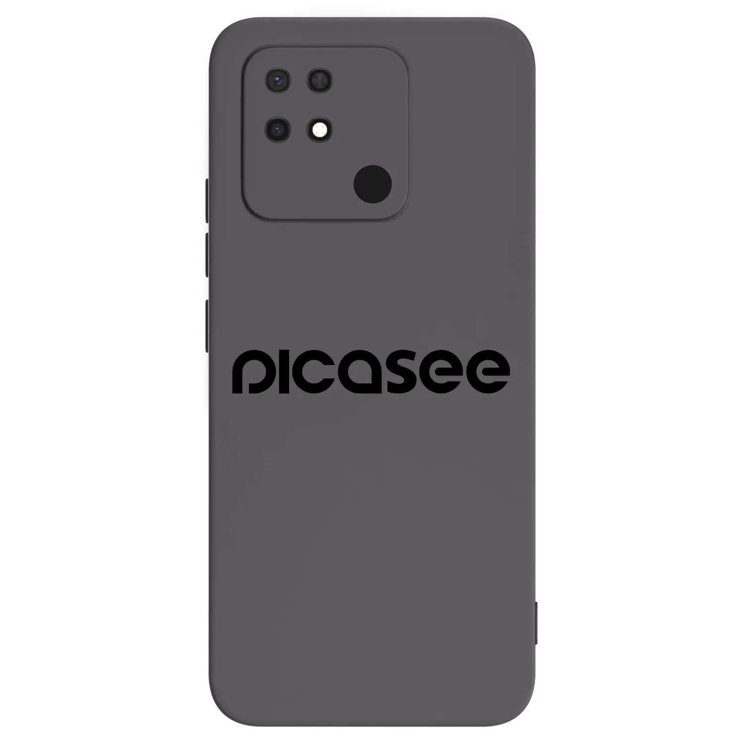 Picasee Μαύρη θήκη σιλικόνης για Xiaomi Redmi 10C - Picasee - new logo - black
