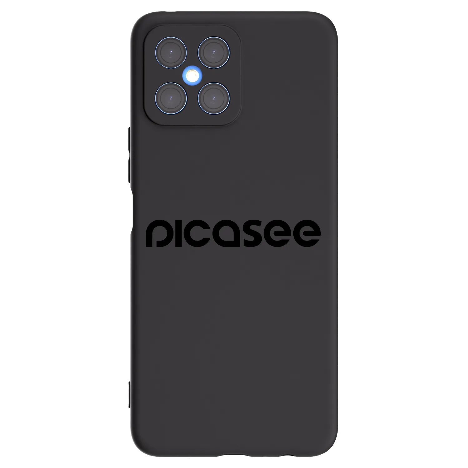 Picasee Μαύρη θήκη σιλικόνης για Honor X8 4G - Picasee - new logo - black