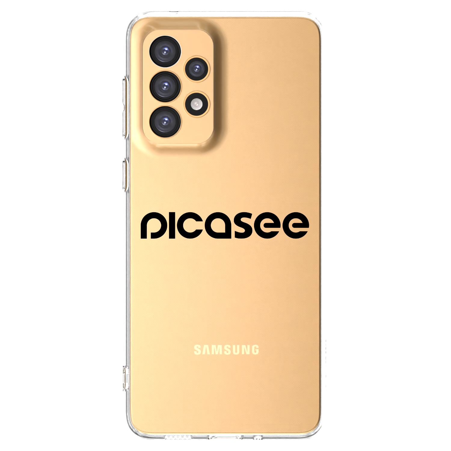 Picasee διαφανής θήκη σιλικόνης Samsung Galaxy A33 5G A336 - Picasee - new logo - black