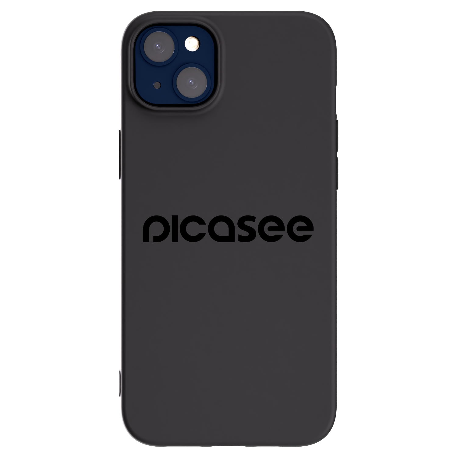 Picasee Μαύρη θήκη σιλικόνης για Apple iPhone 14 Plus - Picasee - new logo - black