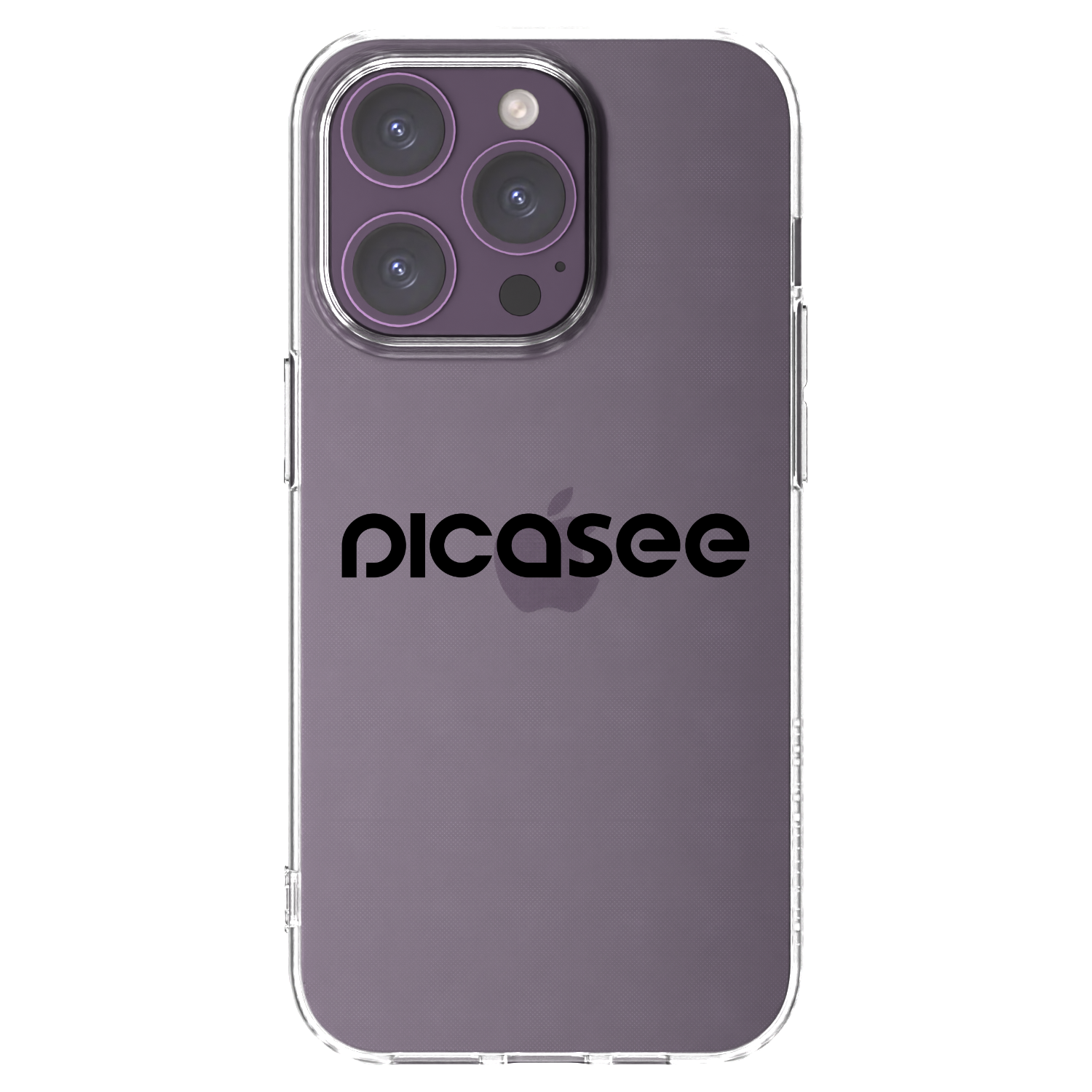 Picasee διαφανής θήκη σιλικόνης Apple iPhone 14 Pro - Picasee - new logo - black