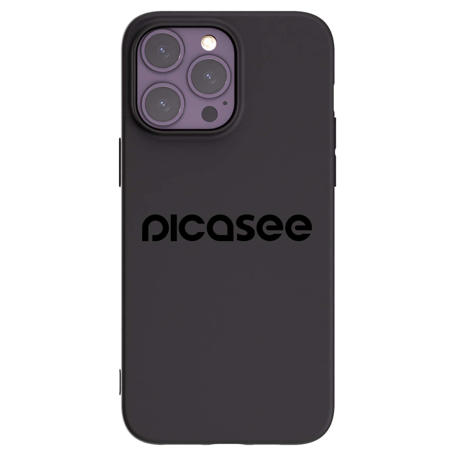Picasee Μαύρη θήκη σιλικόνης για Apple iPhone 14 Pro Max - Picasee - new logo - black