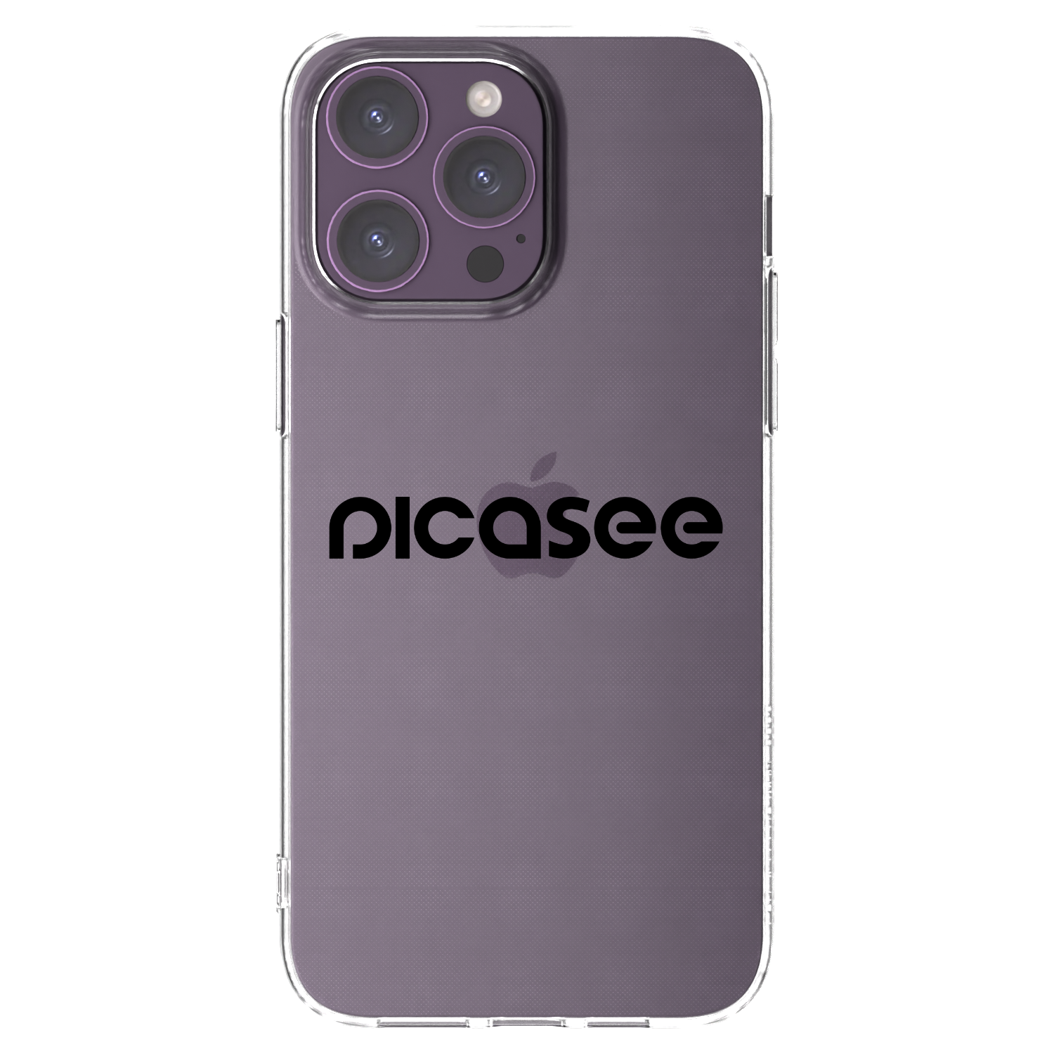 Picasee διαφανής θήκη σιλικόνης Apple iPhone 14 Pro Max - Picasee - new logo - black