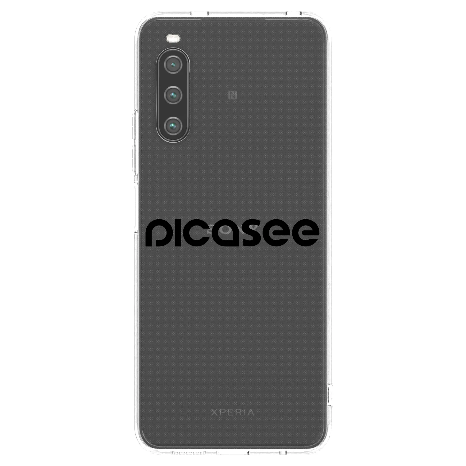 Picasee διαφανής θήκη σιλικόνης Sony Xperia 10 IV 5G - Picasee - new logo - black