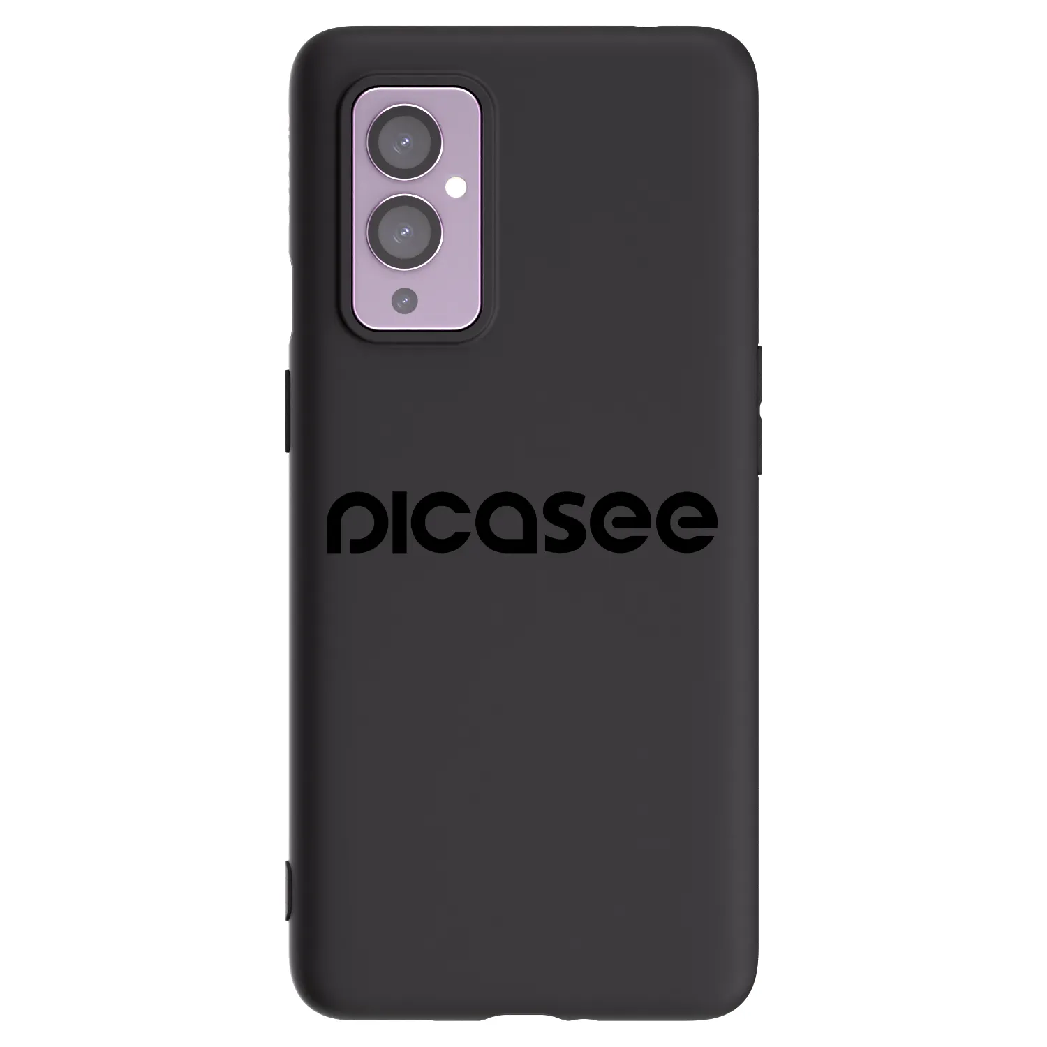 Picasee Μαύρη θήκη σιλικόνης για OnePlus 9 - Picasee - new logo - black