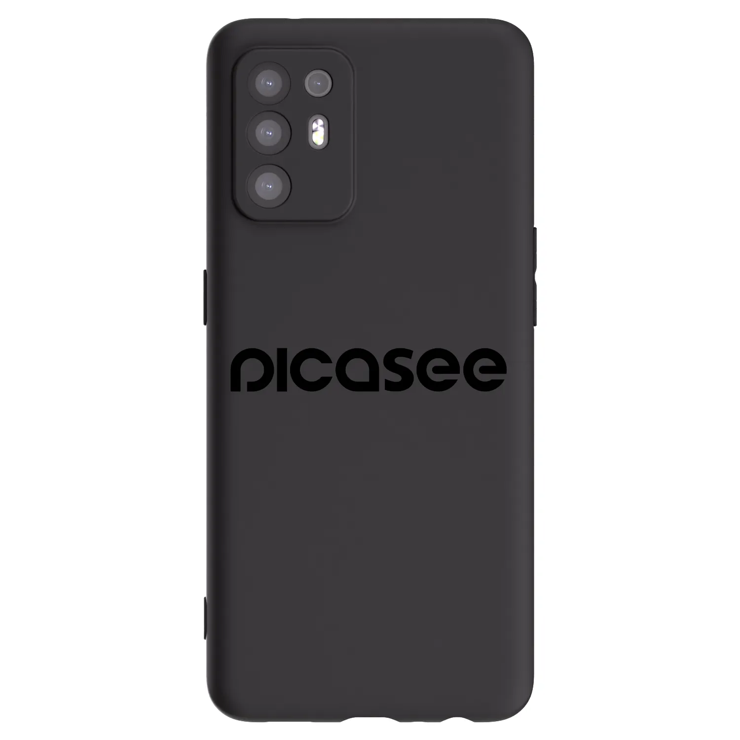 Picasee Μαύρη θήκη σιλικόνης για OPPO A94 5G - Picasee - new logo - black