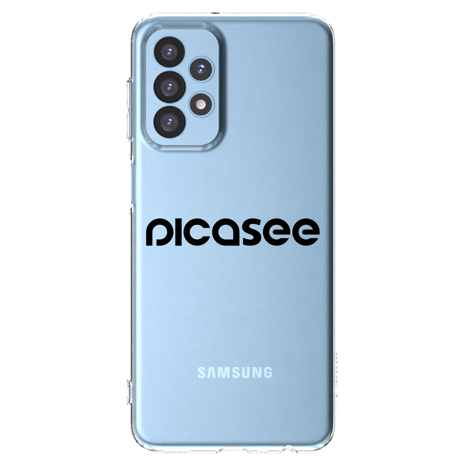 Picasee διαφανής θήκη σιλικόνης Samsung Galaxy A23 A235F 4G - Picasee - new logo - black