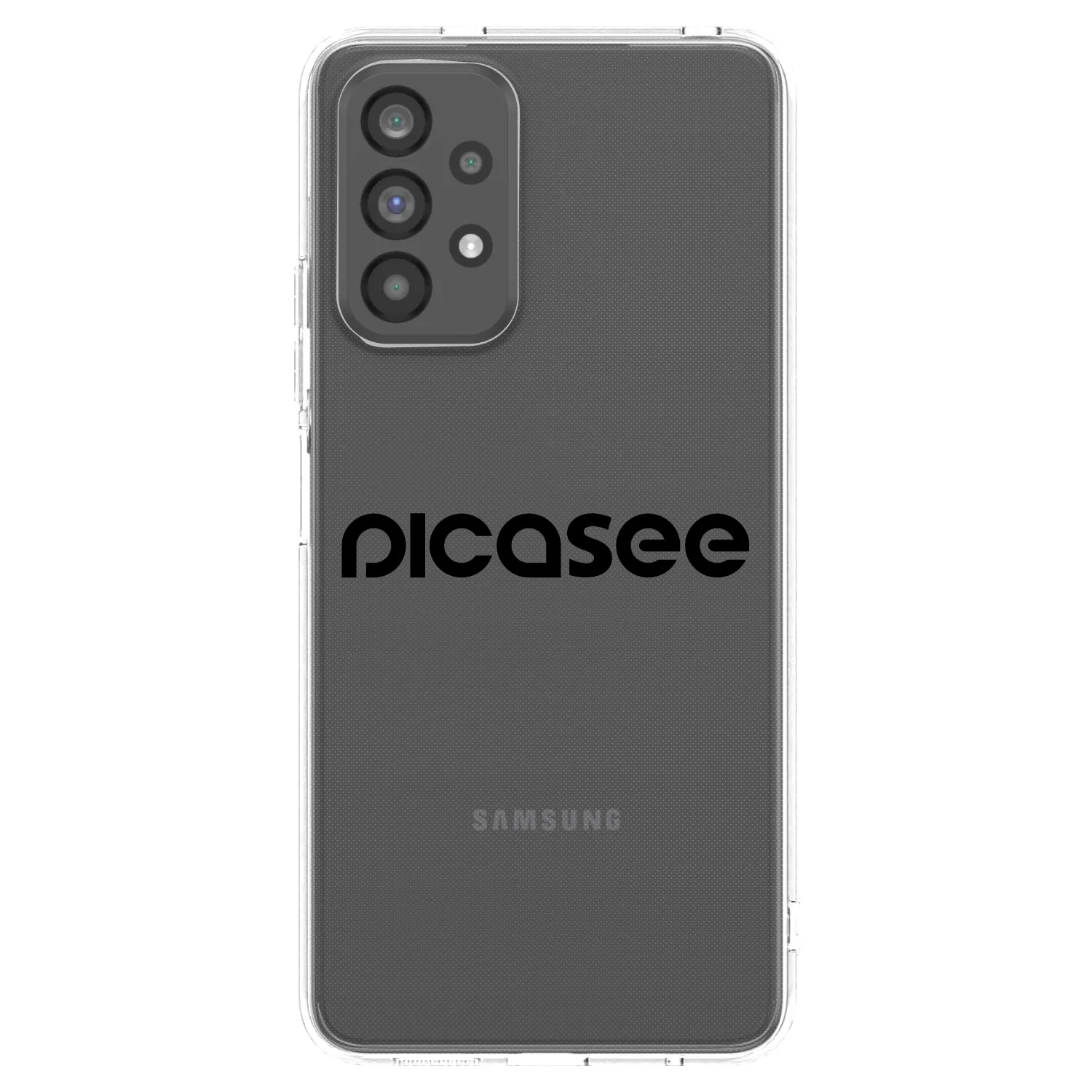 Picasee διαφανής θήκη σιλικόνης Samsung Galaxy A73 5G - Picasee - new logo - black