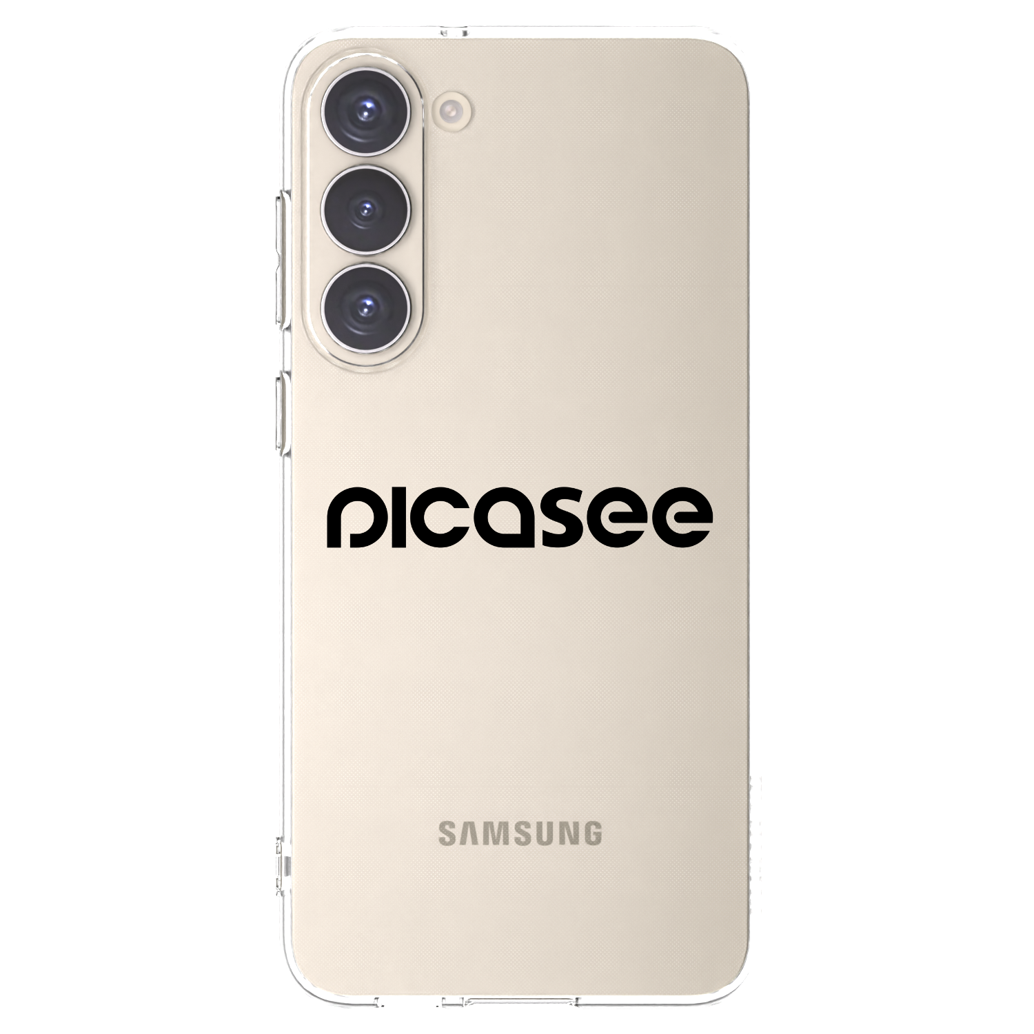 Picasee διαφανής θήκη σιλικόνης Samsung Galaxy S23+ 5G - Picasee - new logo - black