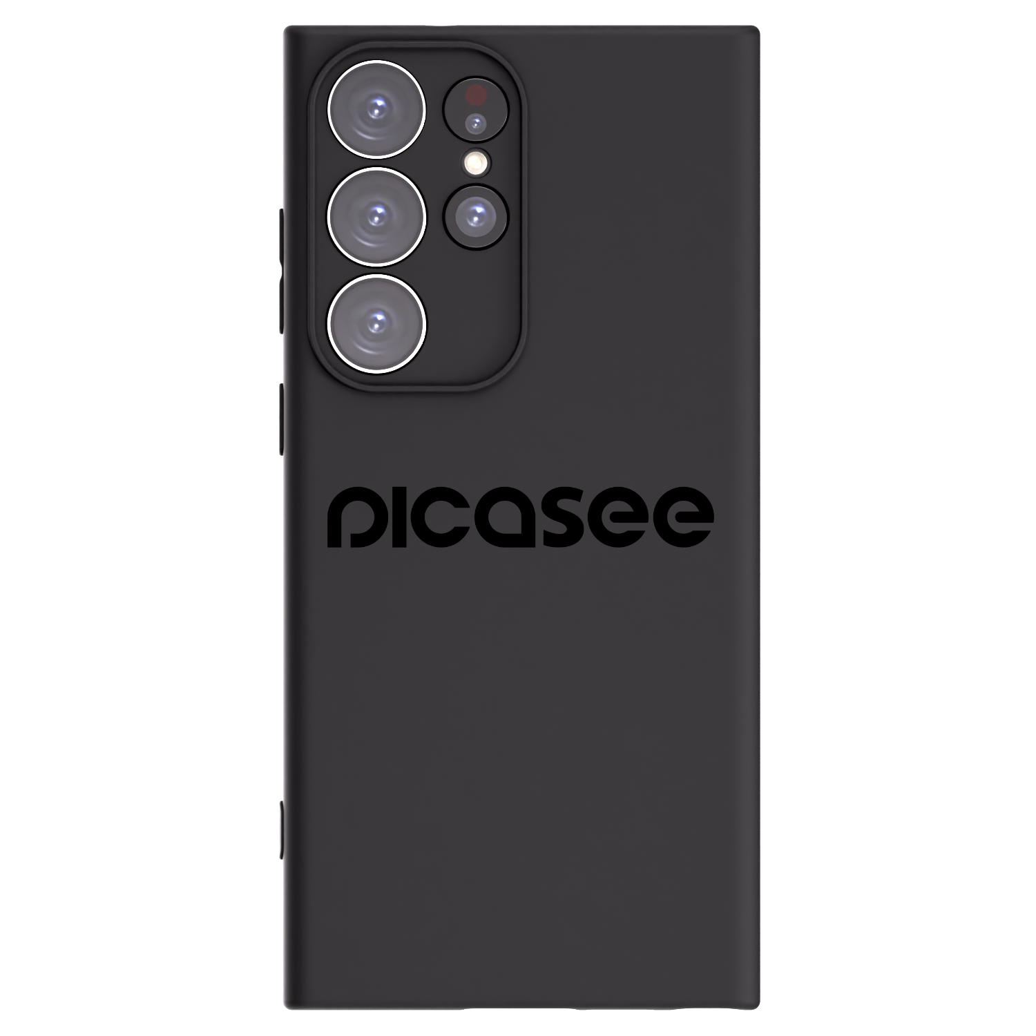 Picasee Μαύρη θήκη σιλικόνης για Samsung Galaxy S23 Ultra 5G - Picasee - new logo - black