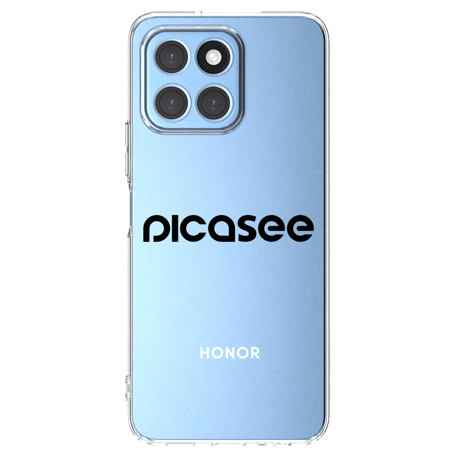 Picasee διαφανής θήκη σιλικόνης Honor X6 - Picasee - new logo - black
