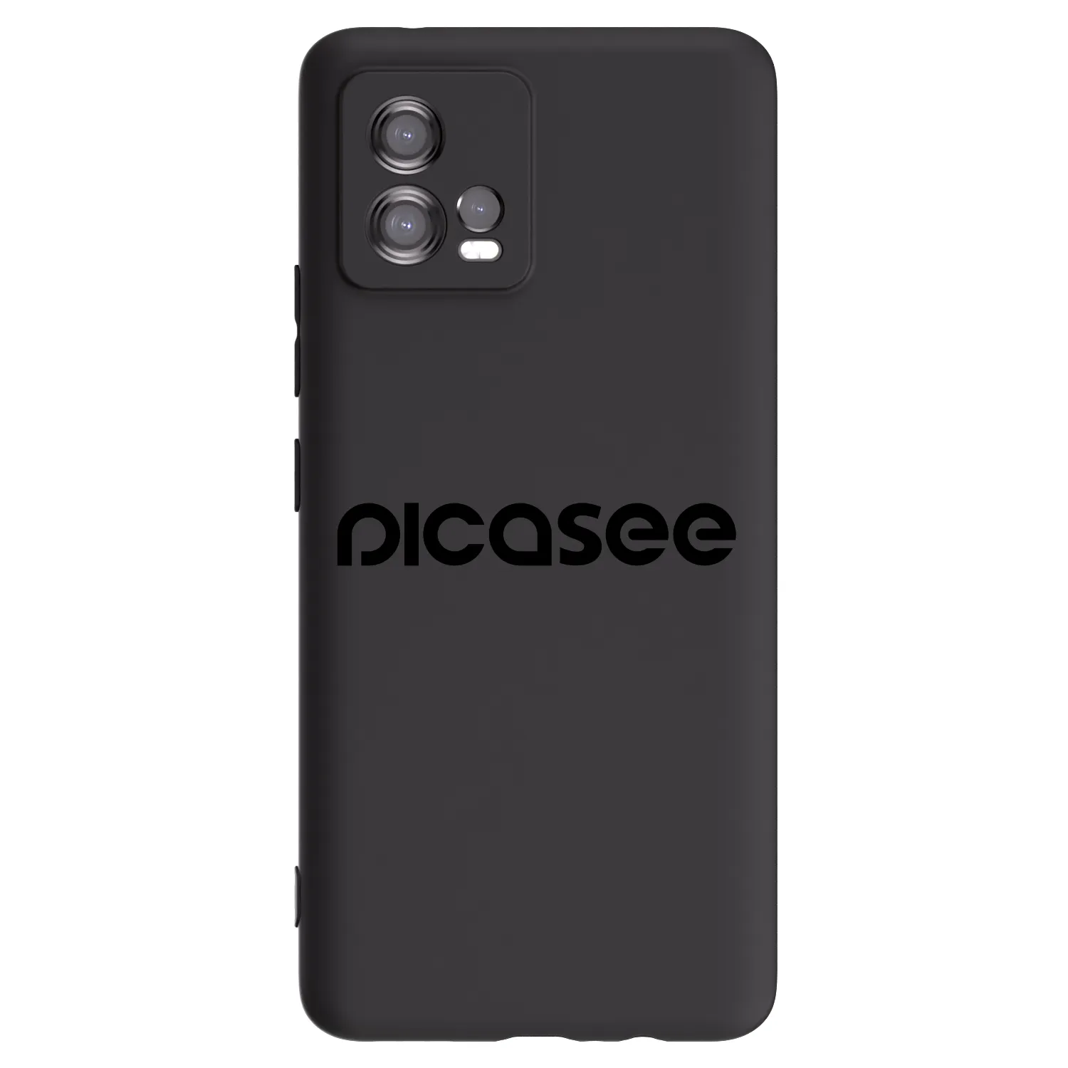 Picasee Μαύρη θήκη σιλικόνης για Motorola Moto G72 - Picasee - new logo - black