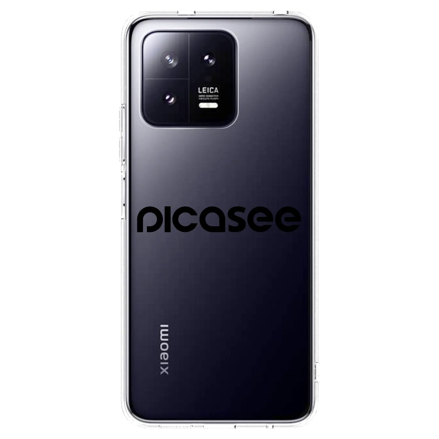 Picasee διαφανής θήκη σιλικόνης Xiaomi 13 Pro - Picasee - new logo - black