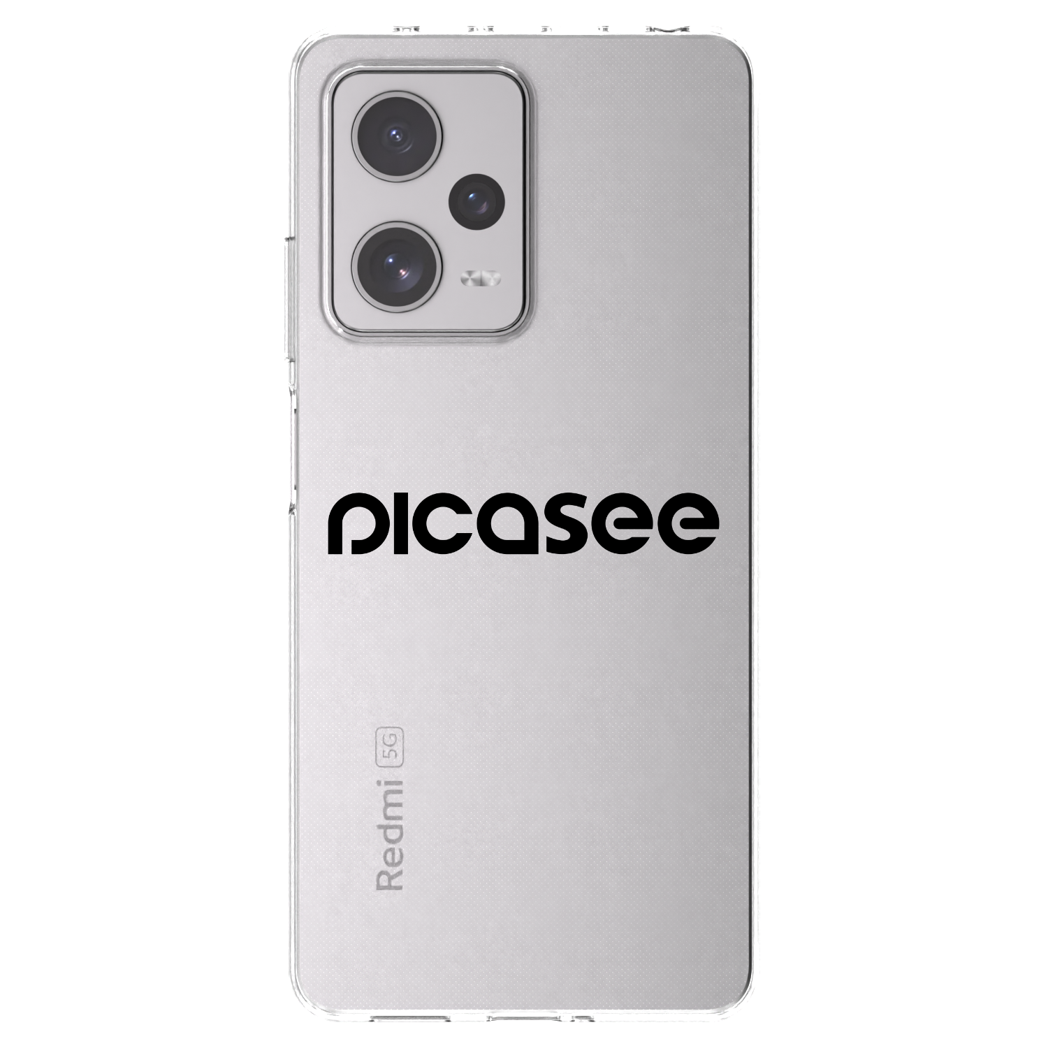 Picasee διαφανής θήκη σιλικόνης Xiaomi Redmi Note 12 Pro+ 5G - Picasee - new logo - black