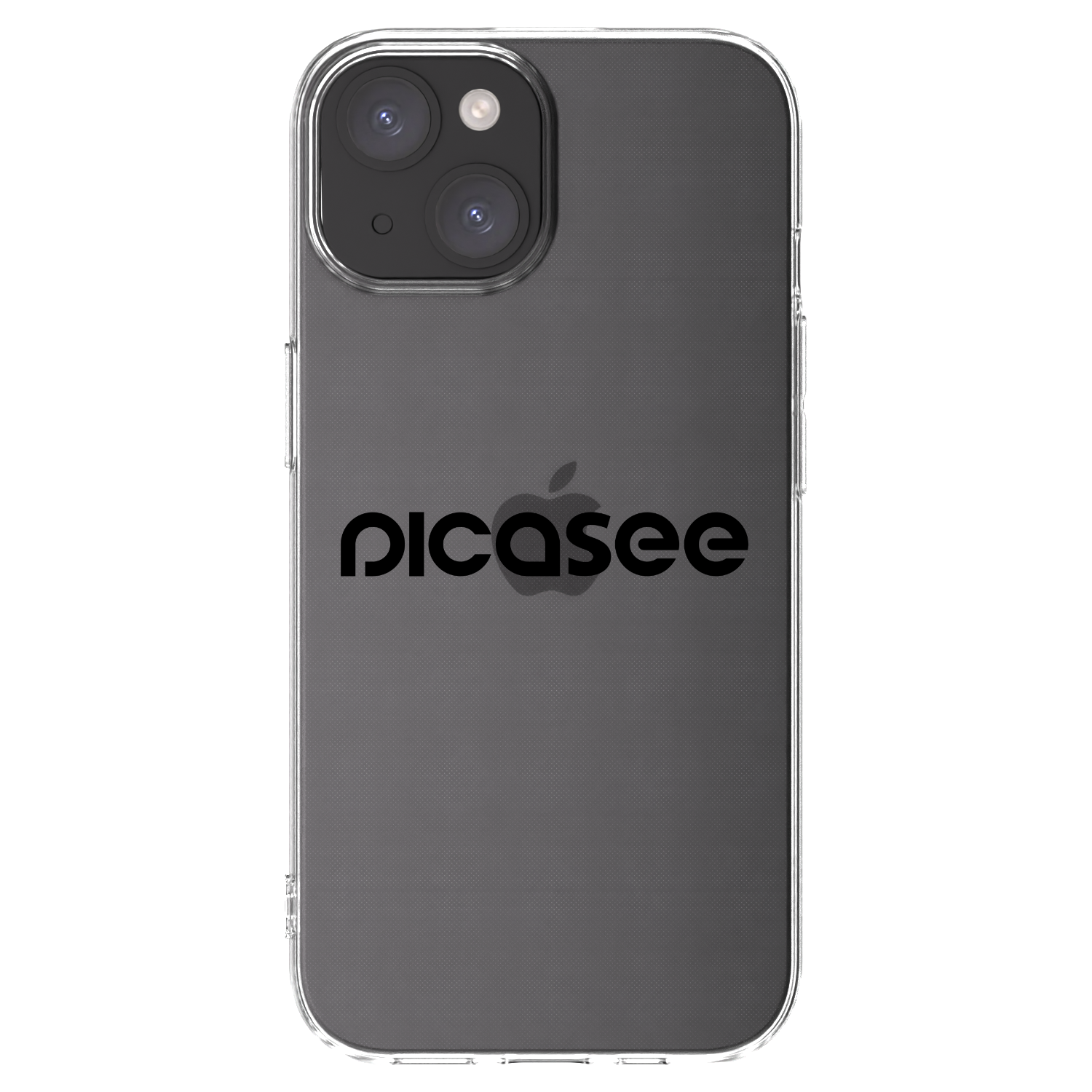 Picasee διαφανής θήκη σιλικόνης Apple iPhone 15 - Picasee - new logo - black