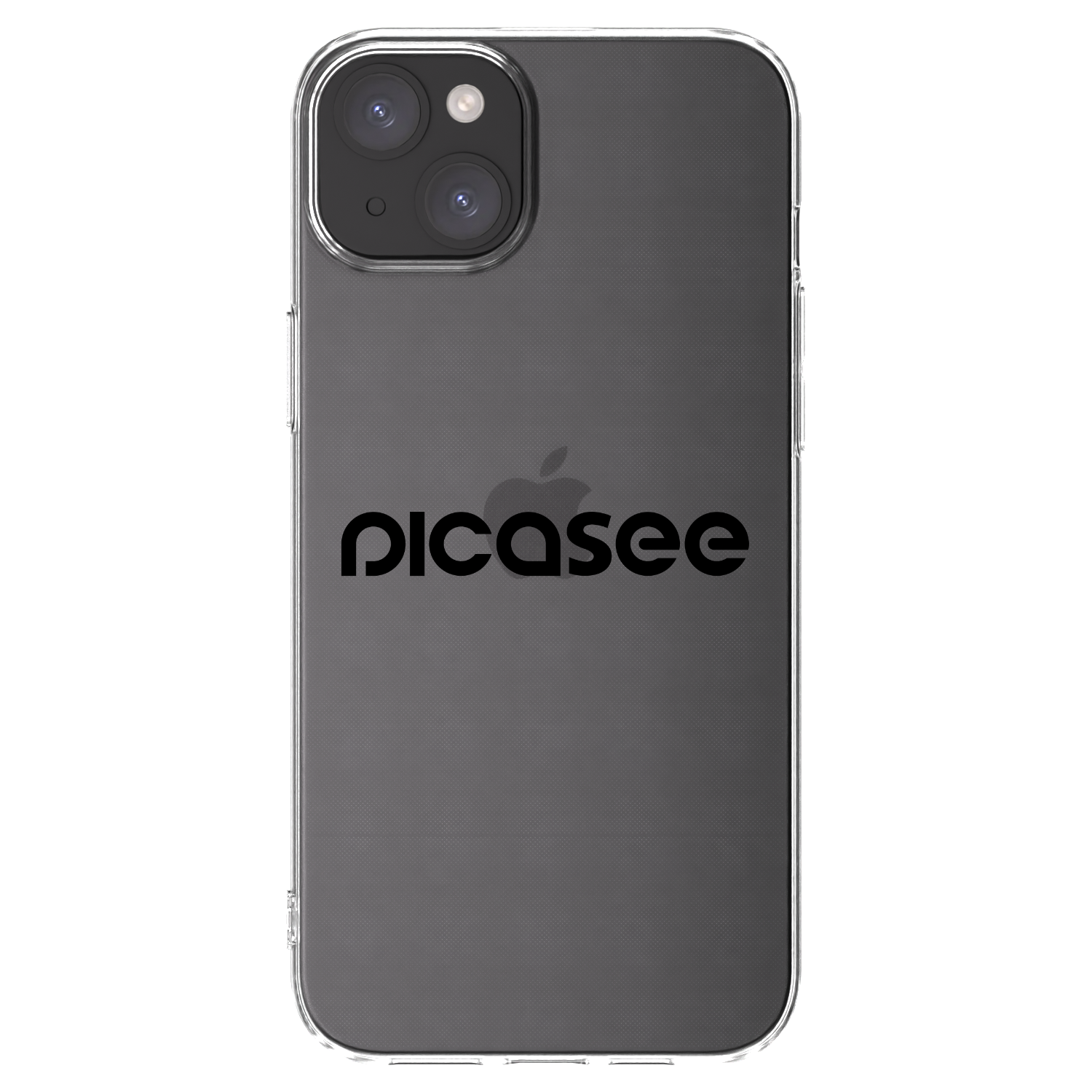 Picasee διαφανής θήκη σιλικόνης Apple iPhone 15 Plus - Picasee - new logo - black