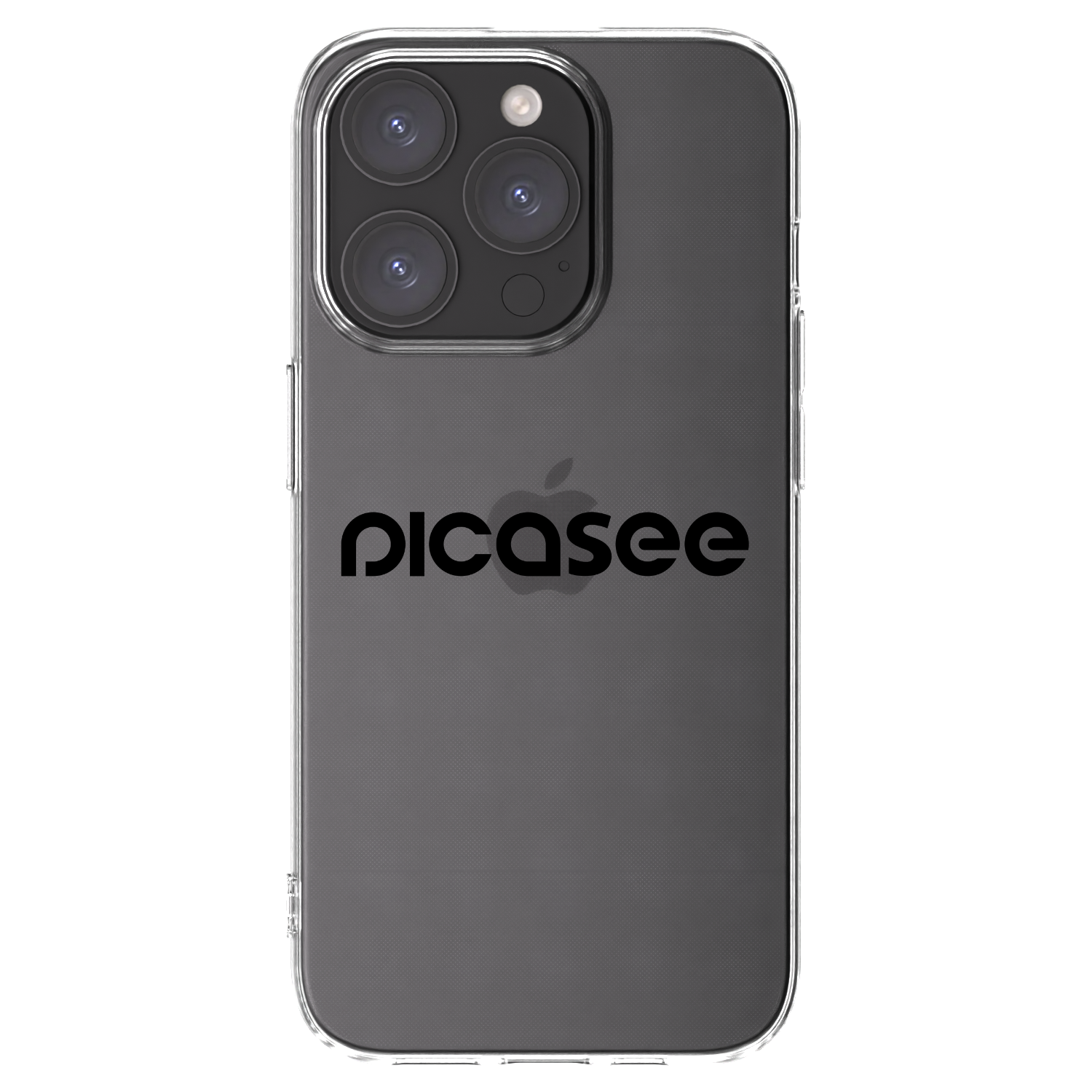 Picasee διαφανής θήκη σιλικόνης Apple iPhone 15 Pro - Picasee - new logo - black