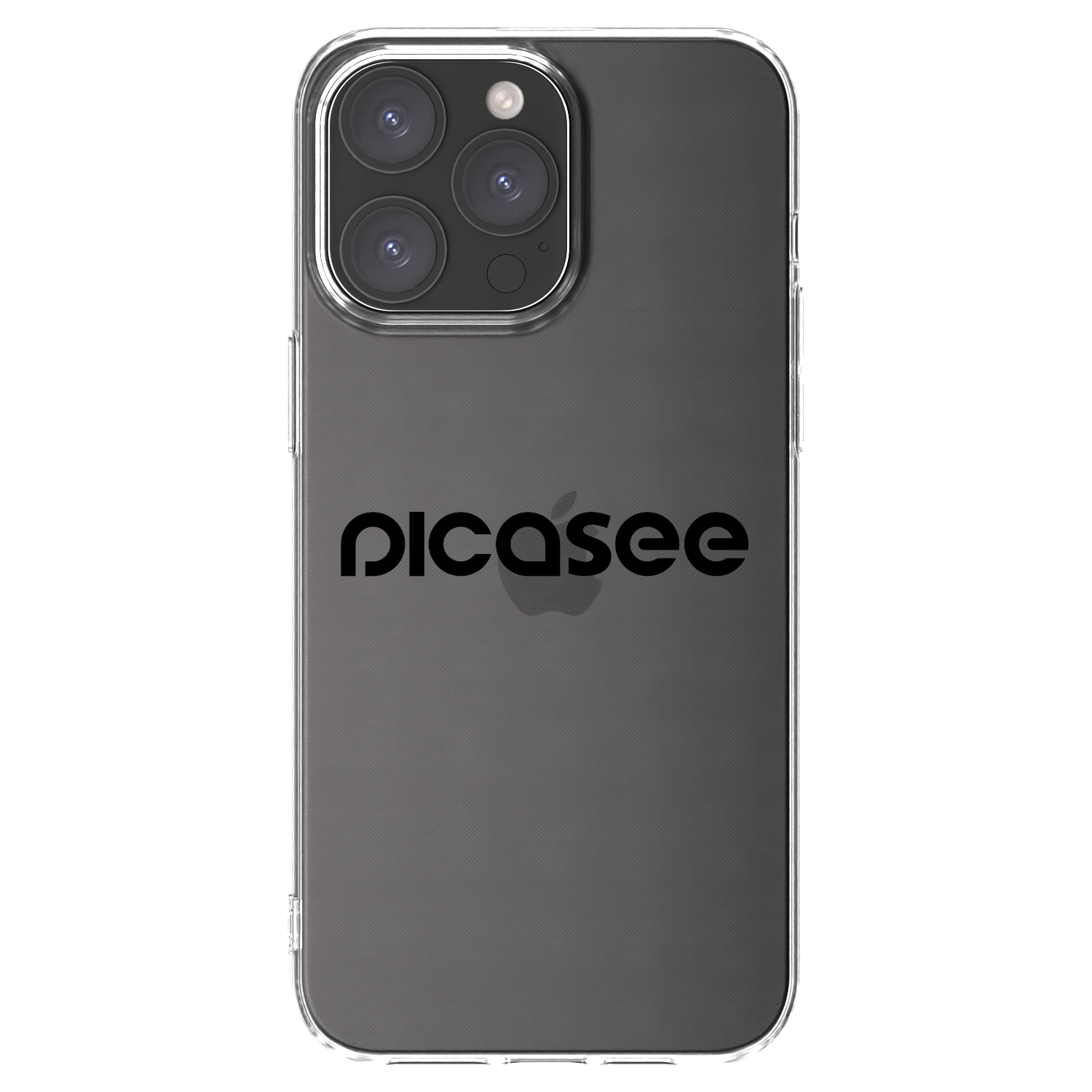 Picasee διαφανής θήκη σιλικόνης Apple iPhone 15 Pro Max - Picasee - new logo - black