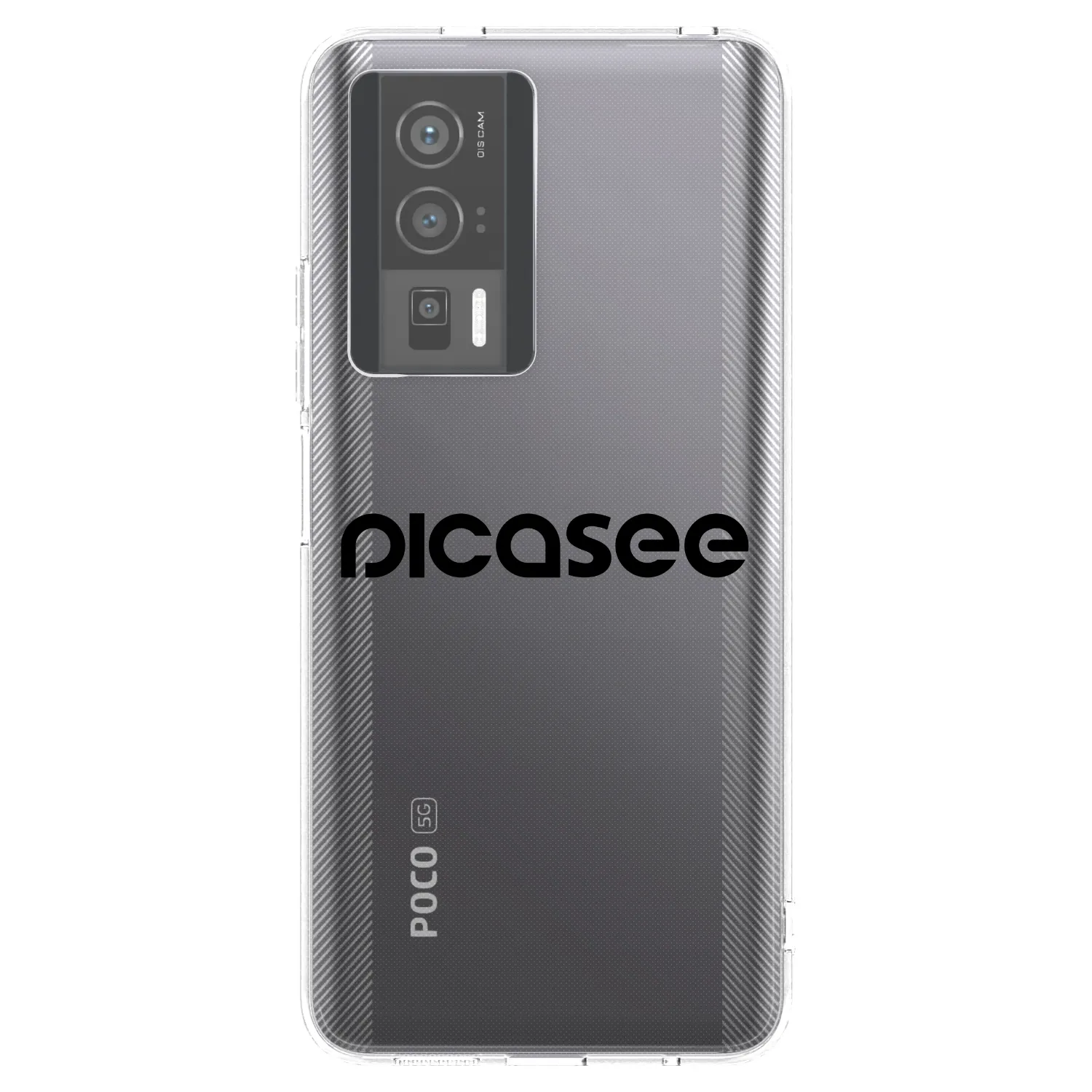 Picasee διαφανής θήκη σιλικόνης Xiaomi Poco F5 Pro 5G - Picasee - new logo - black