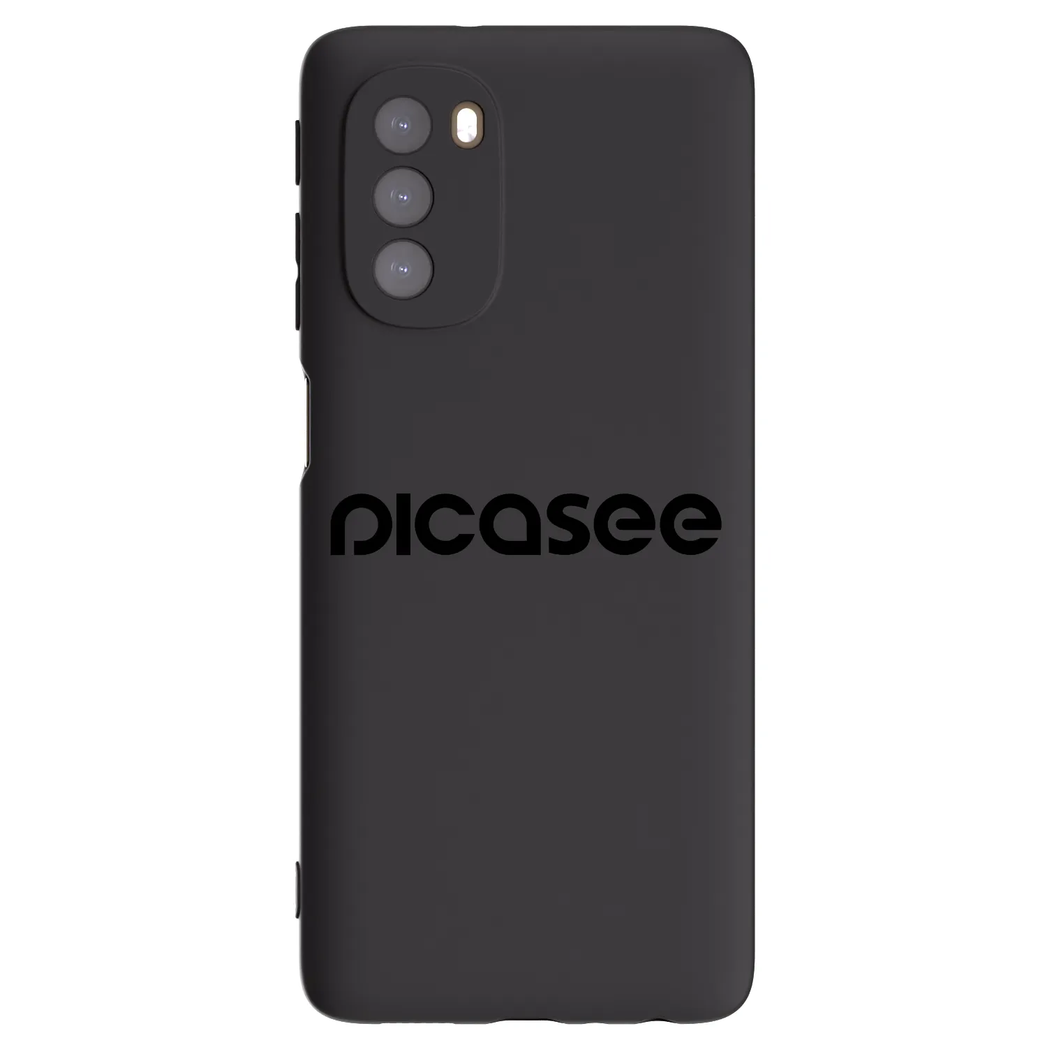 Picasee Μαύρη θήκη σιλικόνης για Motorola Moto G51 - Picasee - new logo - black