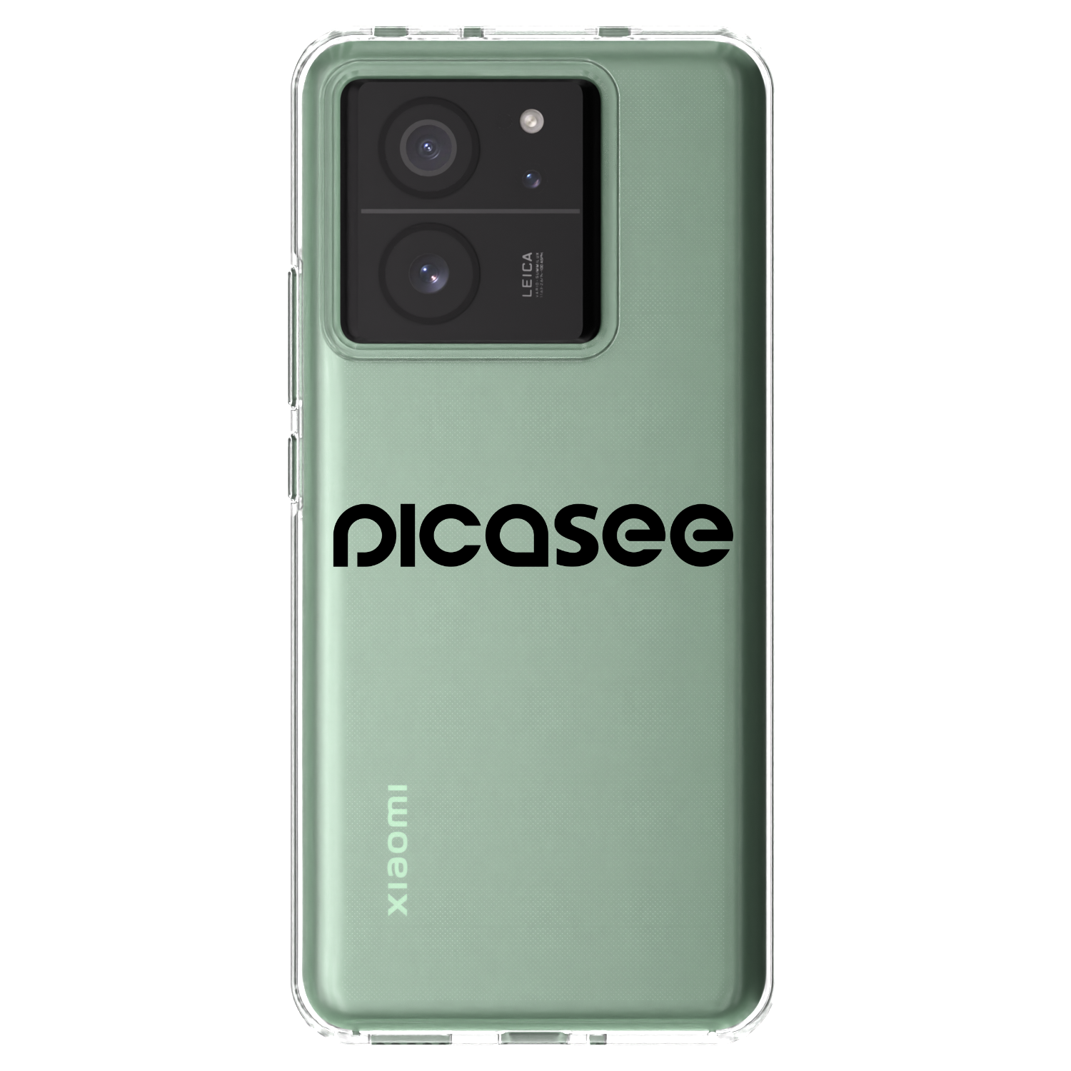 Picasee διαφανής θήκη σιλικόνης Xiaomi 13T Pro - Picasee - new logo - black