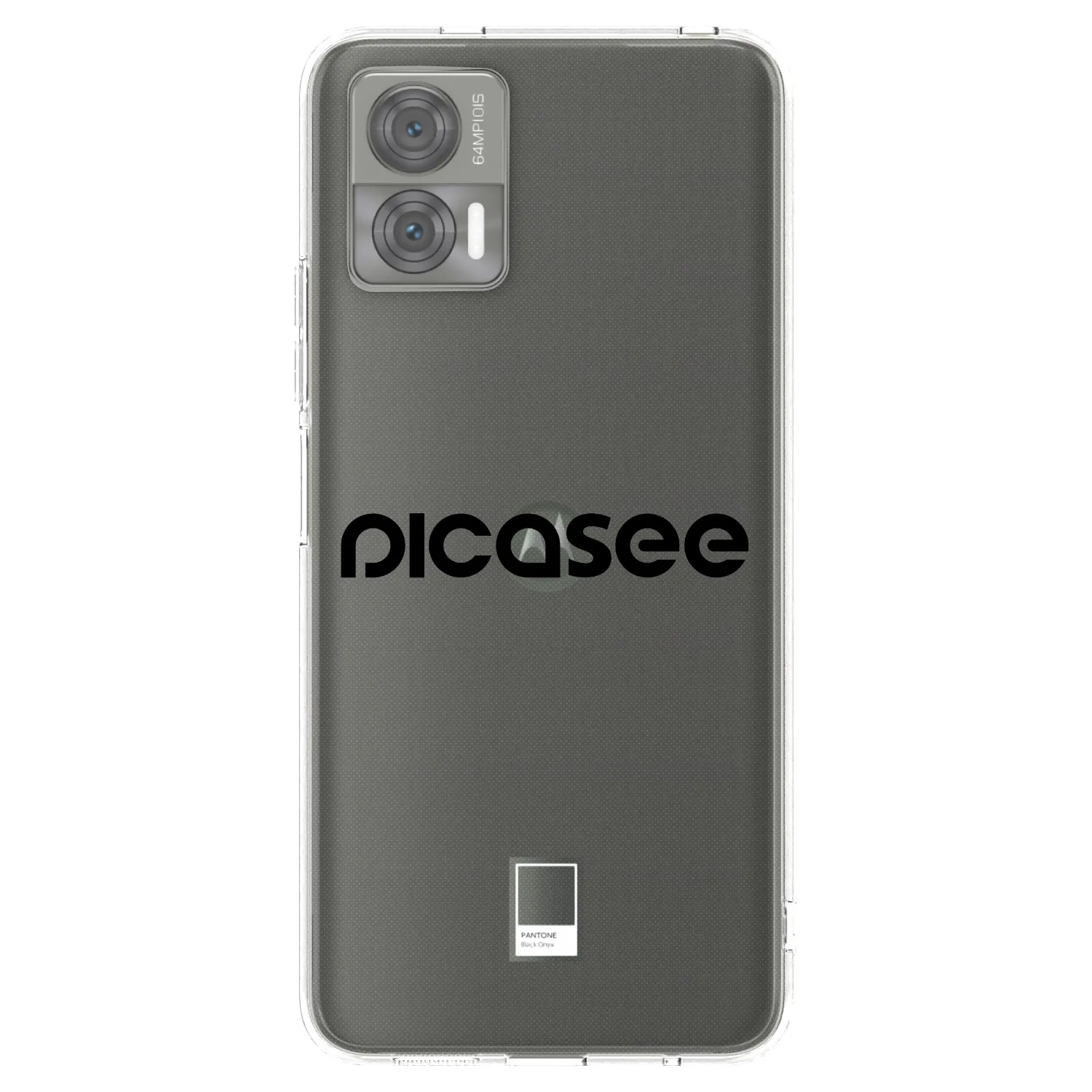 Picasee διαφανής θήκη σιλικόνης Motorola Edge 30 Neo - Picasee - new logo - black