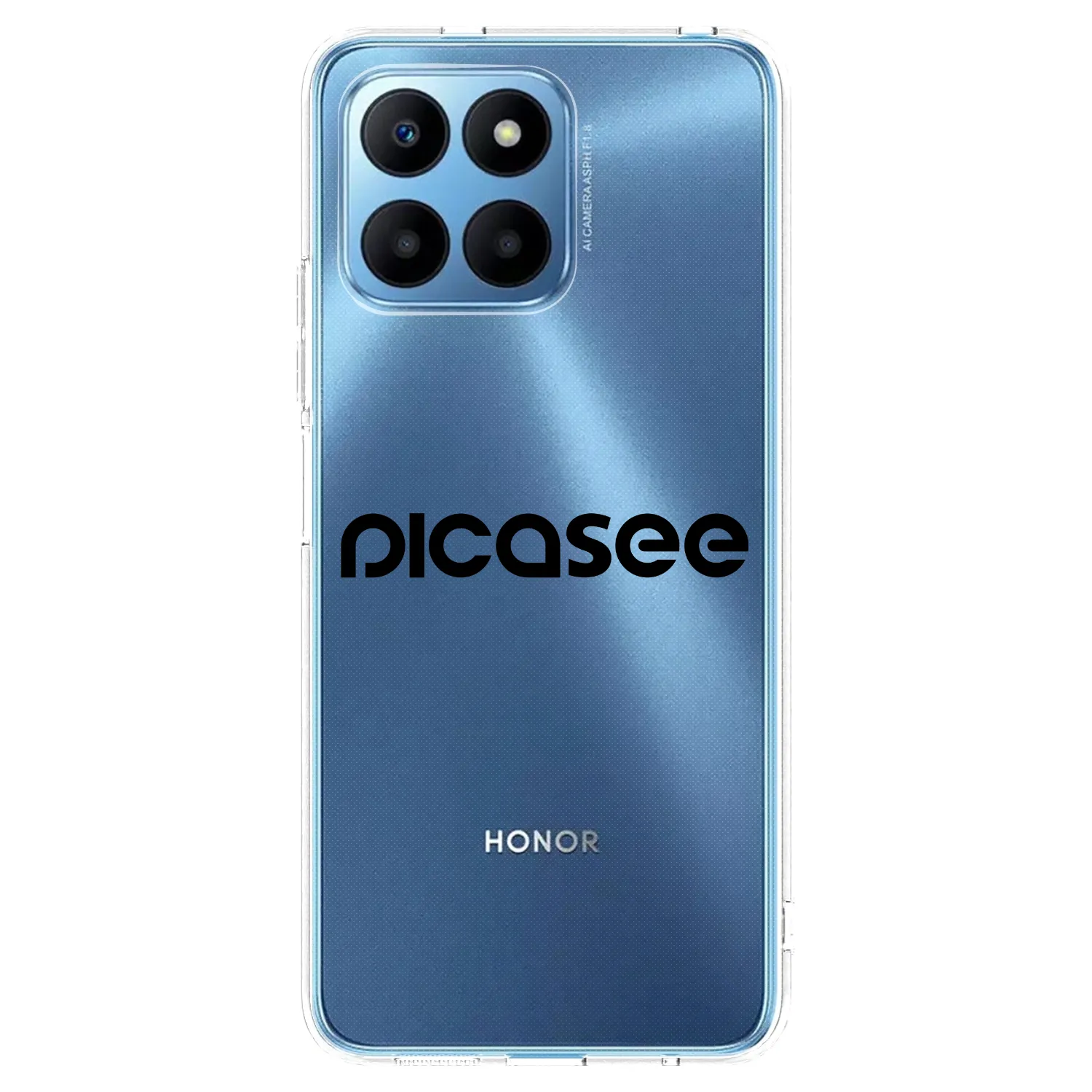 Picasee διαφανής θήκη σιλικόνης Honor 70 Lite - Picasee - new logo - black
