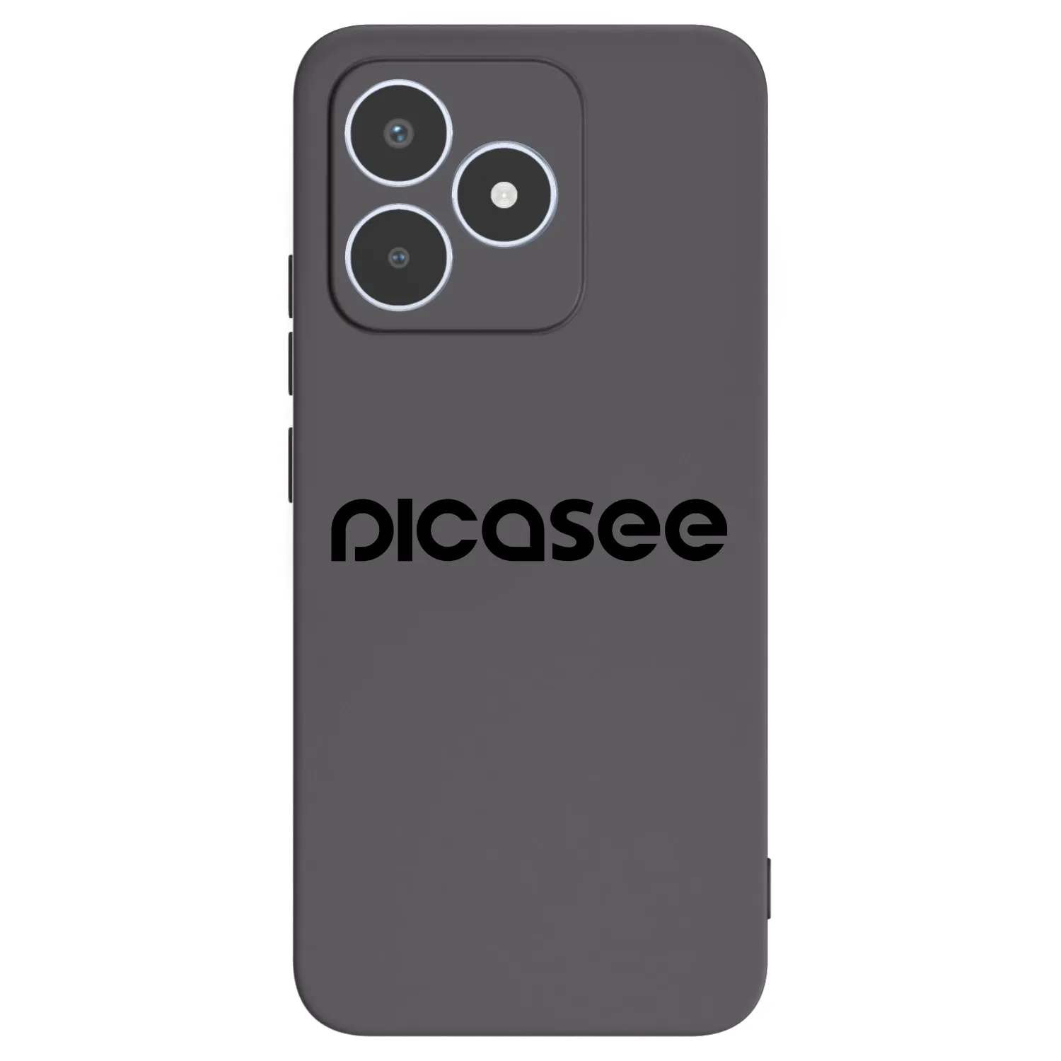 Picasee Μαύρη θήκη σιλικόνης για Realme C53 - Picasee - new logo - black
