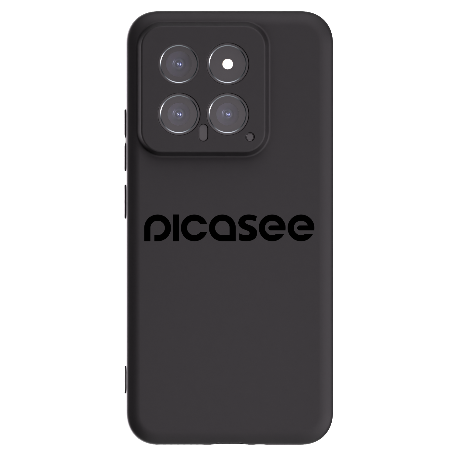 Picasee Μαύρη θήκη σιλικόνης για Xiaomi 14 - Picasee - new logo - black