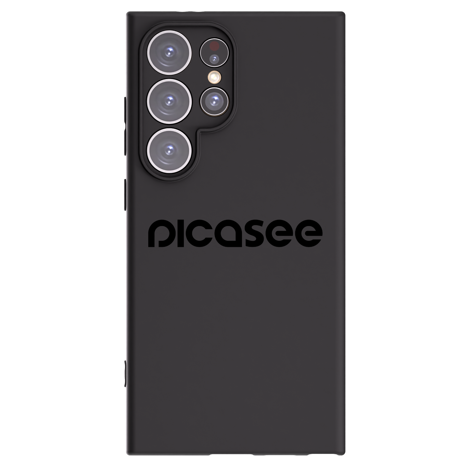 Picasee Μαύρη θήκη σιλικόνης για Samsung Galaxy S24 Ultra S928B 5G - Picasee - new logo - black