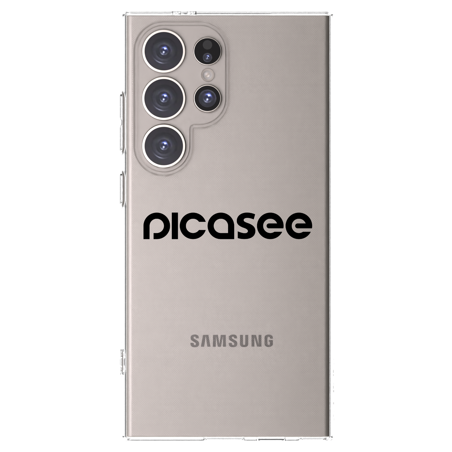 Picasee διαφανής θήκη σιλικόνης Samsung Galaxy S24 Ultra S928B 5G - Picasee - new logo - black