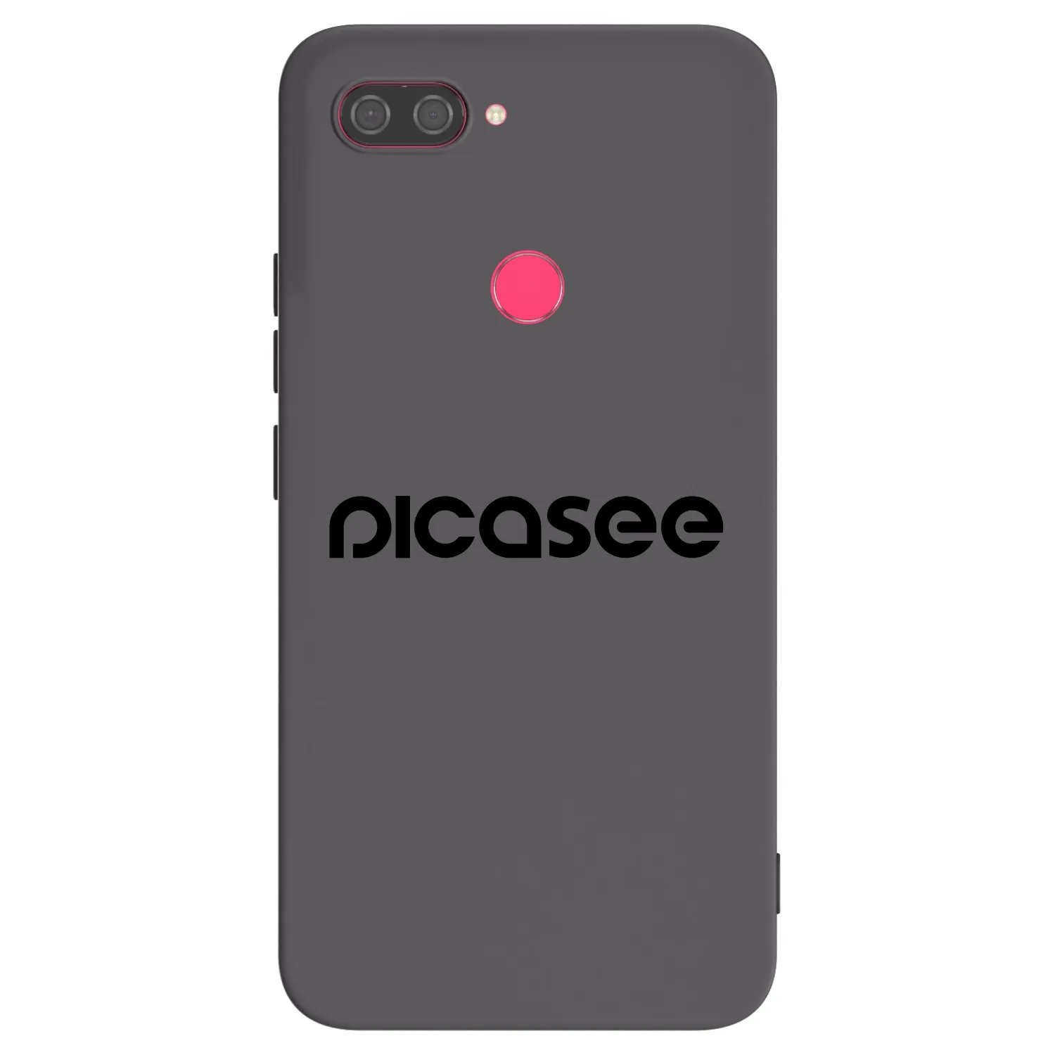 Picasee Μαύρη θήκη σιλικόνης για Xiaomi Mi 8 Lite - Picasee - new logo - black