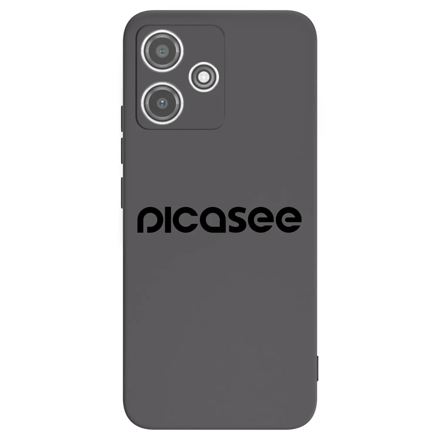 Picasee Μαύρη θήκη σιλικόνης για Xiaomi Redmi 12 5G - Picasee - new logo - black
