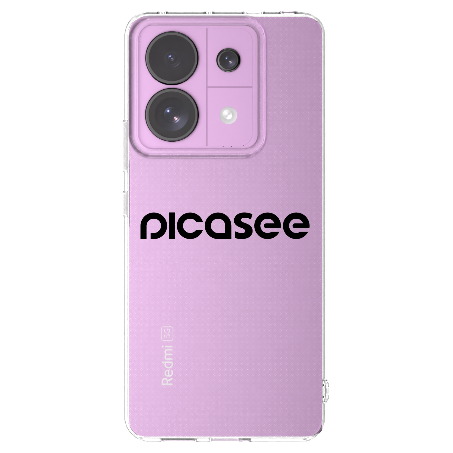 Picasee διαφανής θήκη σιλικόνης Xiaomi Redmi Note 13 Pro 5G - Picasee - new logo - black