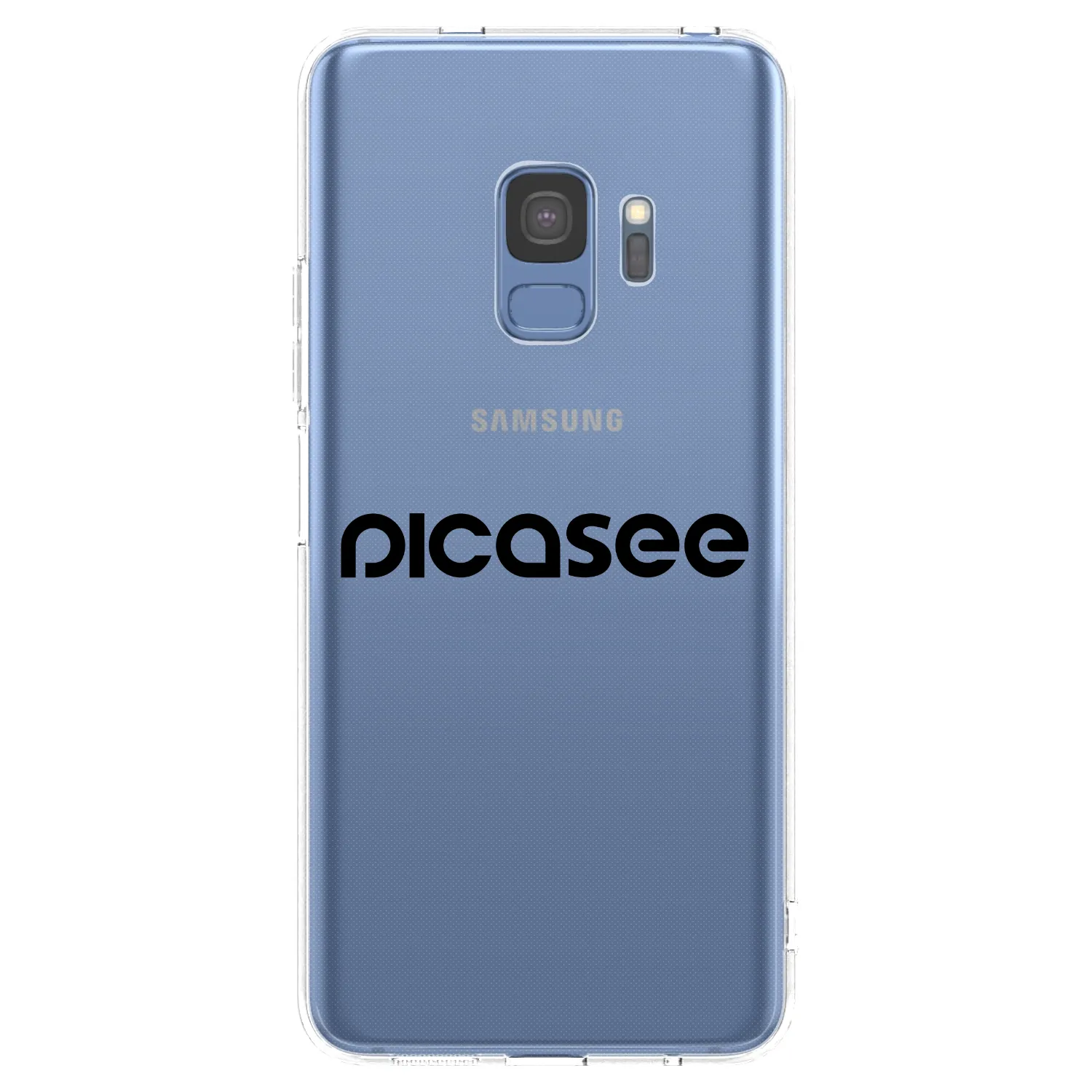 Picasee διαφανής θήκη σιλικόνης Samsung Galaxy S9 G960F - Picasee - new logo - black