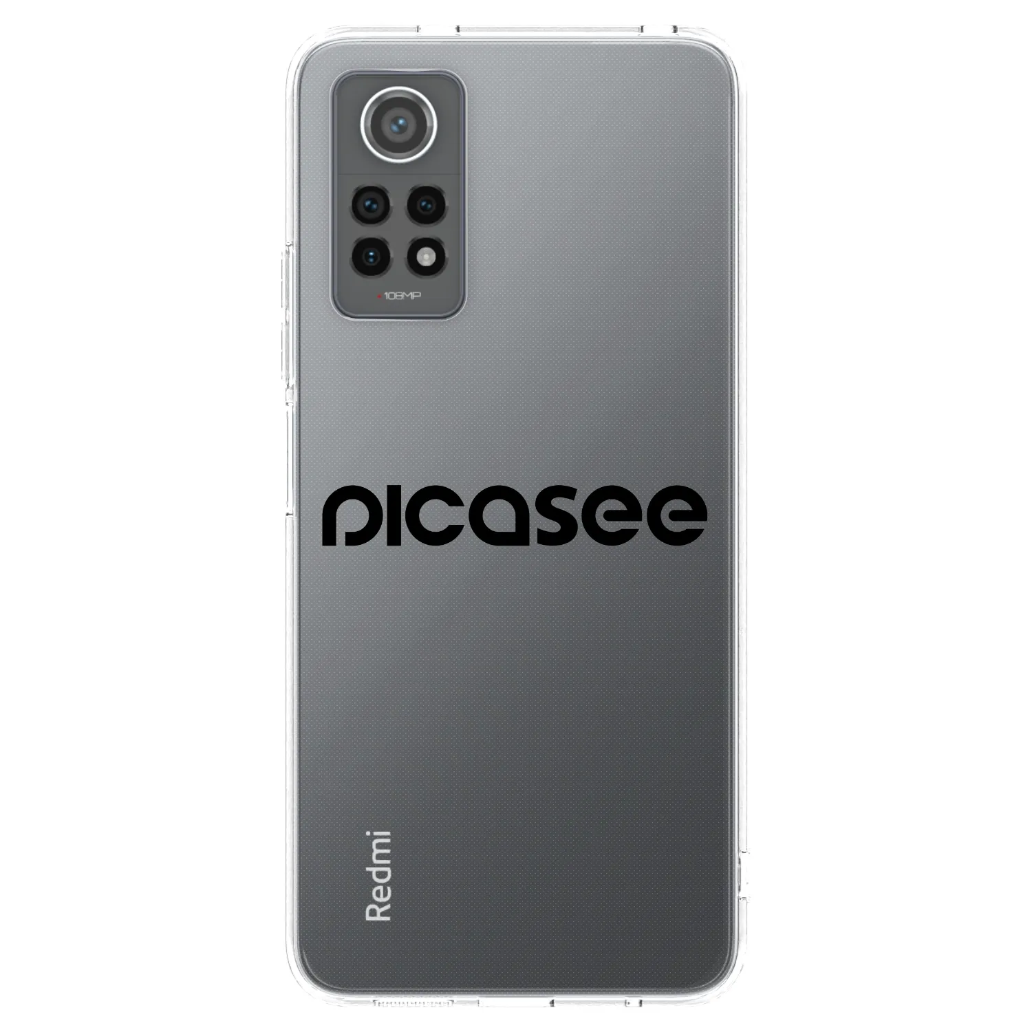 Picasee διαφανής θήκη σιλικόνης Xiaomi Redmi Note 12 Pro 4G - Picasee - new logo - black