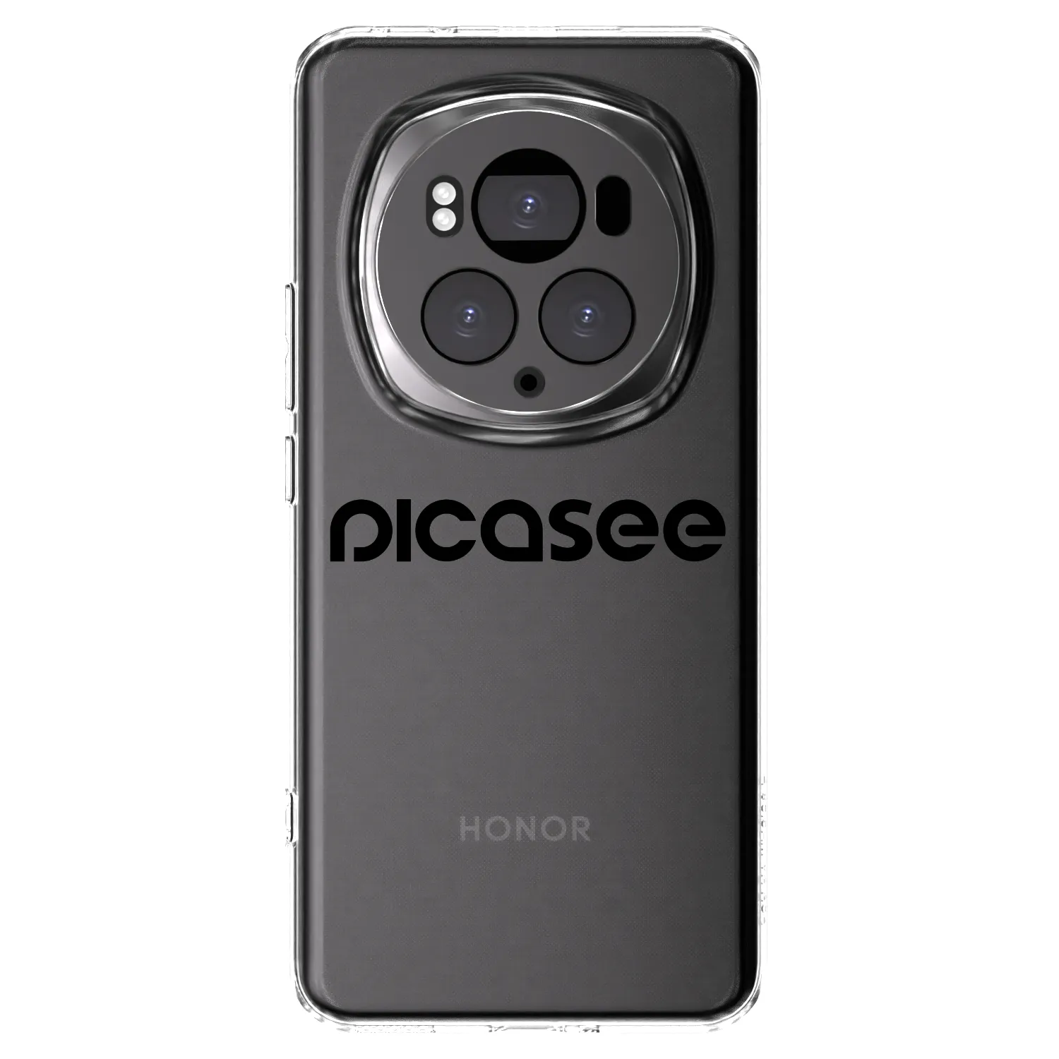 Picasee διαφανής θήκη σιλικόνης Honor Magic6 Pro - Picasee - new logo - black