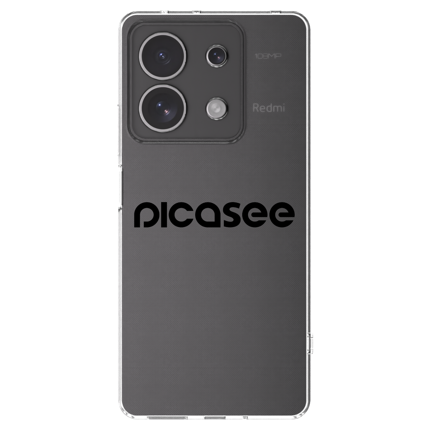 Picasee διαφανής θήκη σιλικόνης Xiaomi Redmi Note 13 4G - Picasee - new logo - black