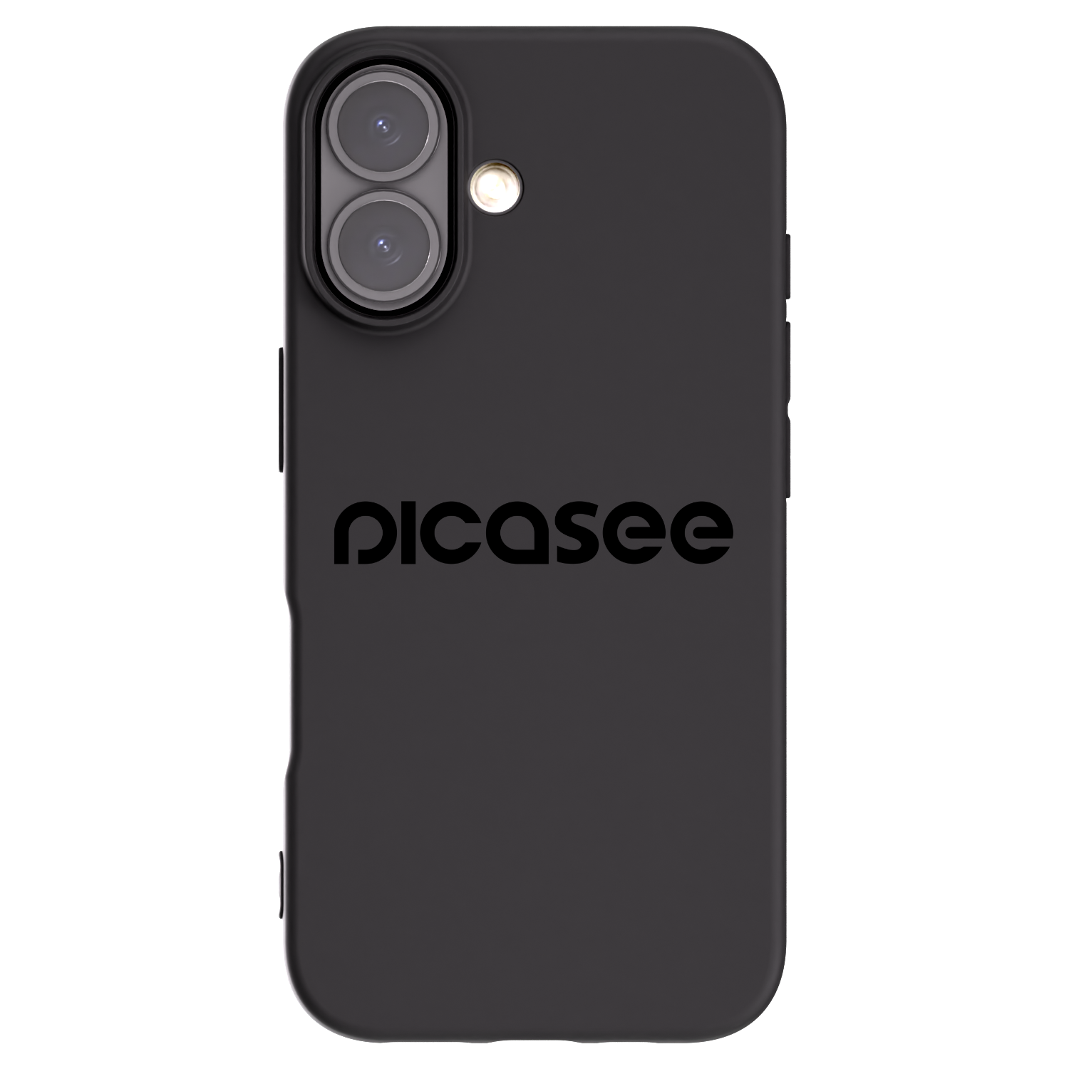 Picasee Μαύρη θήκη σιλικόνης για Apple iPhone 16 - Picasee - new logo - black