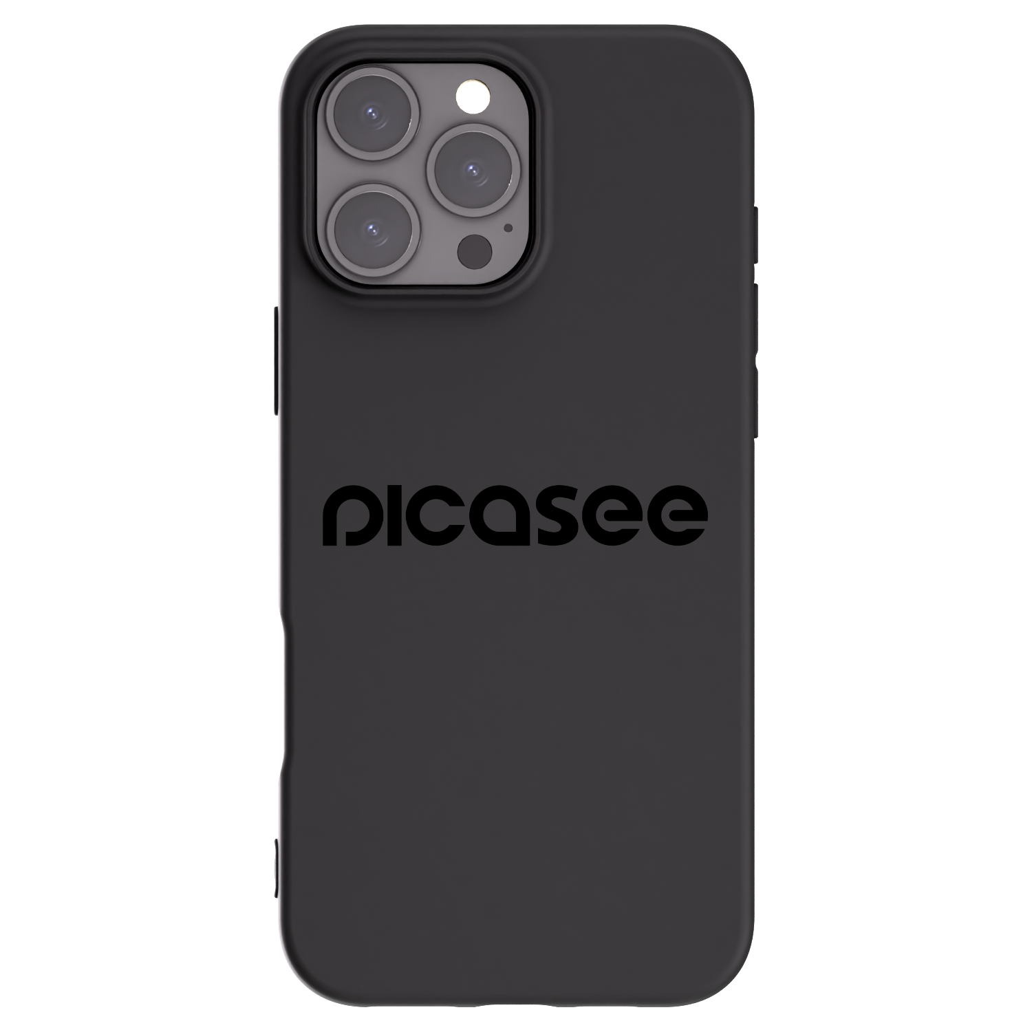 Picasee Μαύρη θήκη σιλικόνης για Apple iPhone 16 Pro Max - Picasee - new logo - black