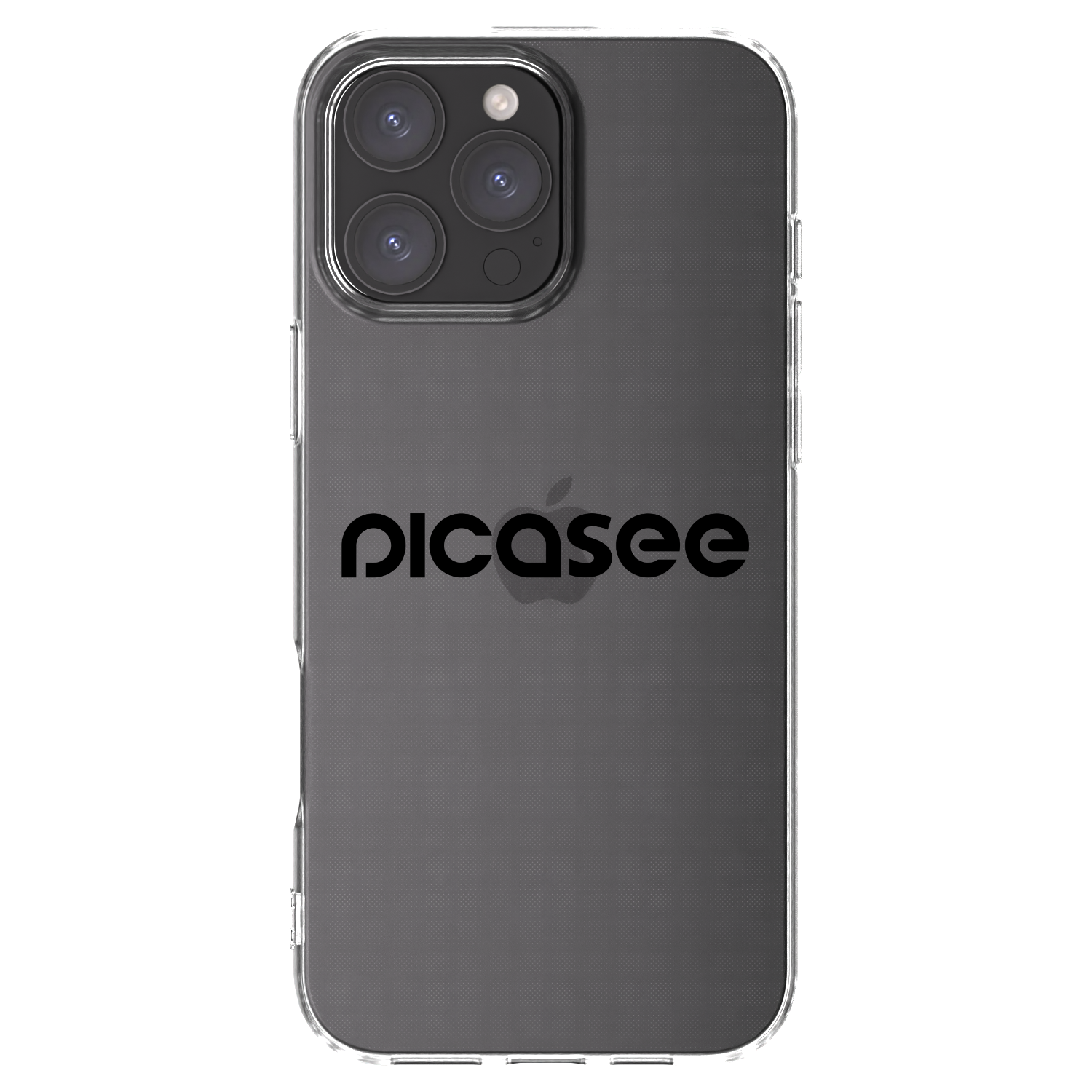 Picasee διαφανής θήκη σιλικόνης Apple iPhone 16 Pro Max - Picasee - new logo - black